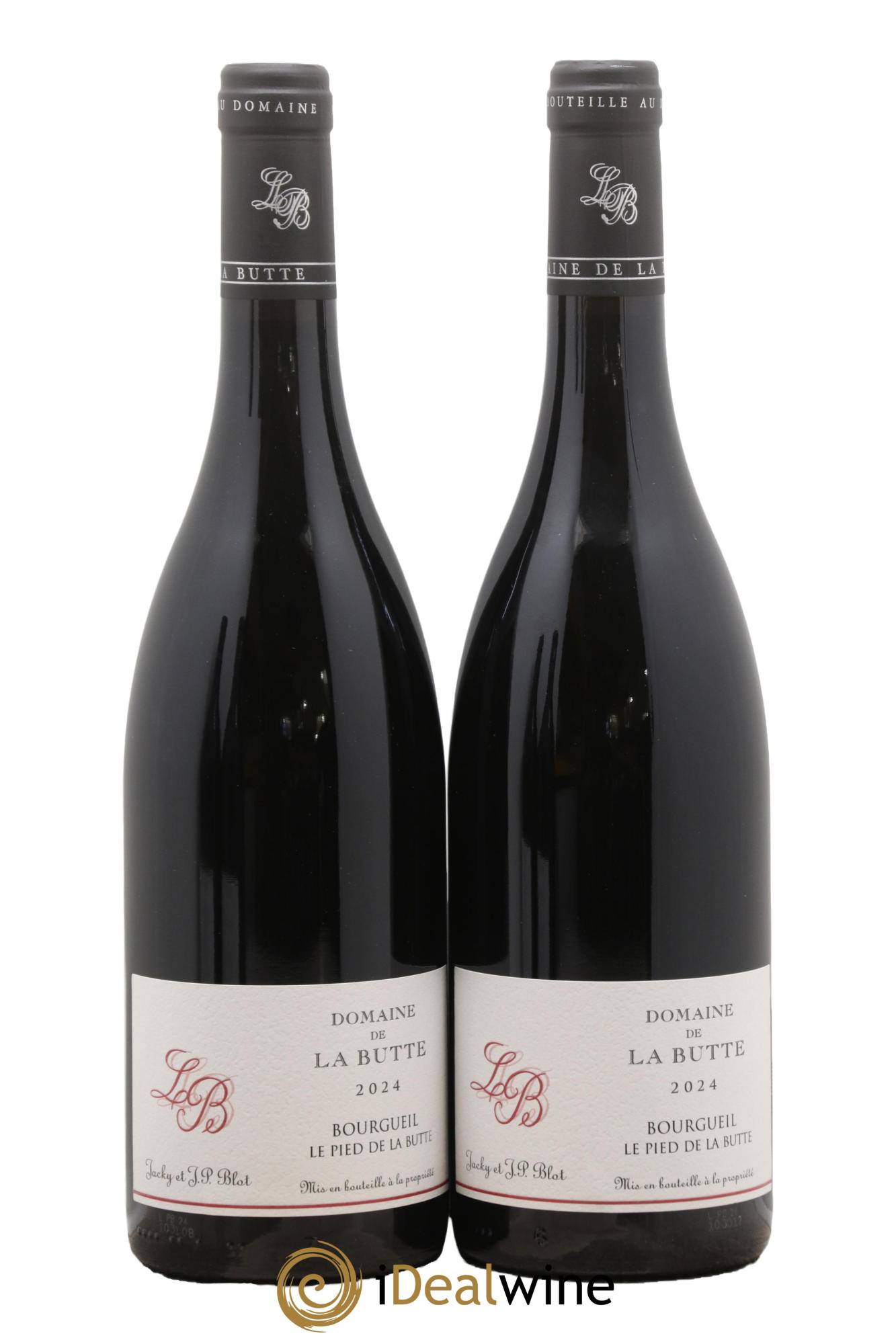 Bourgueil Le Pied de la Butte Domaine de La Butte - Jacky Blot 2024 - Lot de 2 bouteilles - 0