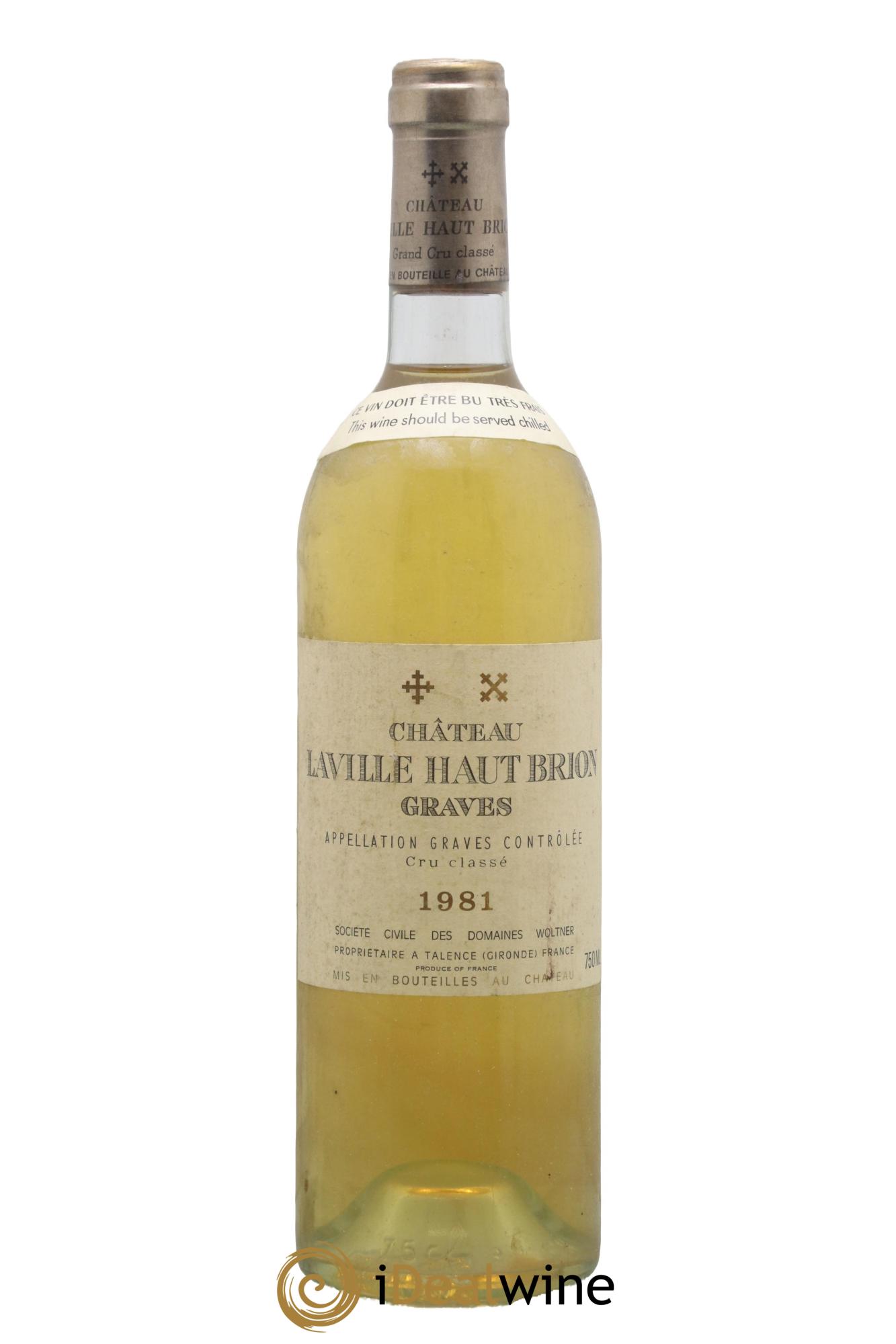 Château Laville Haut-Brion Cru Classé de Graves 1981 - Posten von 1 Flasche - 0