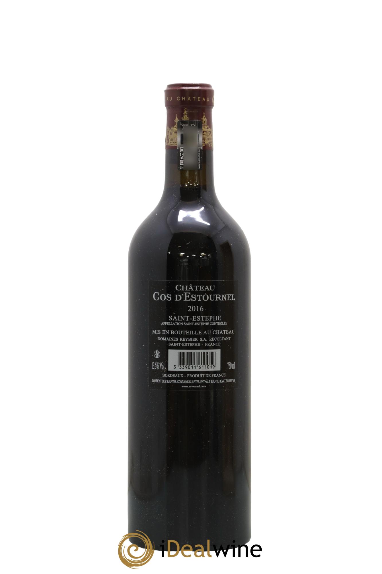 Cos d'Estournel 2ème Grand Cru Classé 2016 - Lot de 1 bouteille - 2
