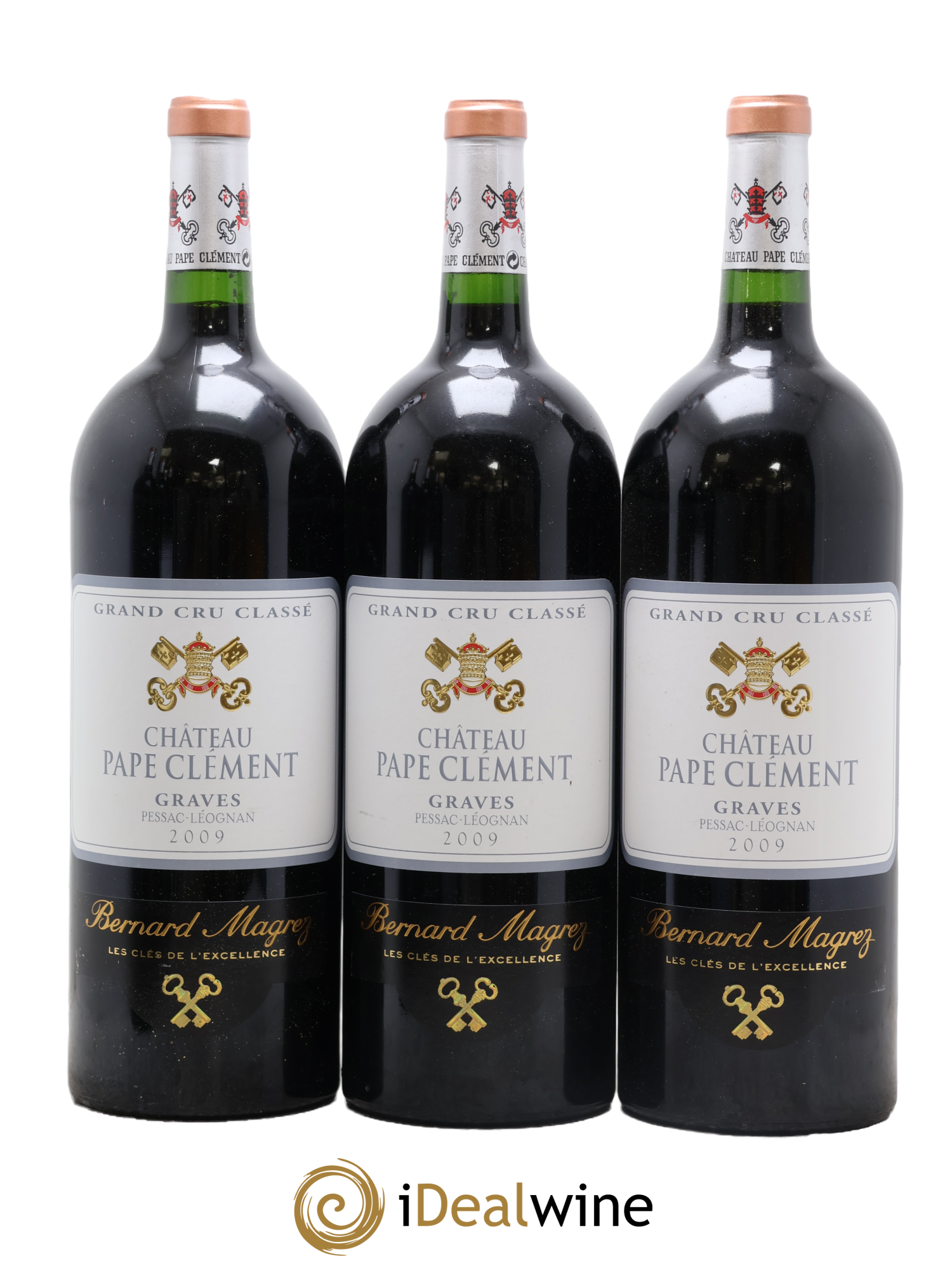 Château Pape Clément Cru Classé de Graves 2009 - Posten von 6 Magnum - 1