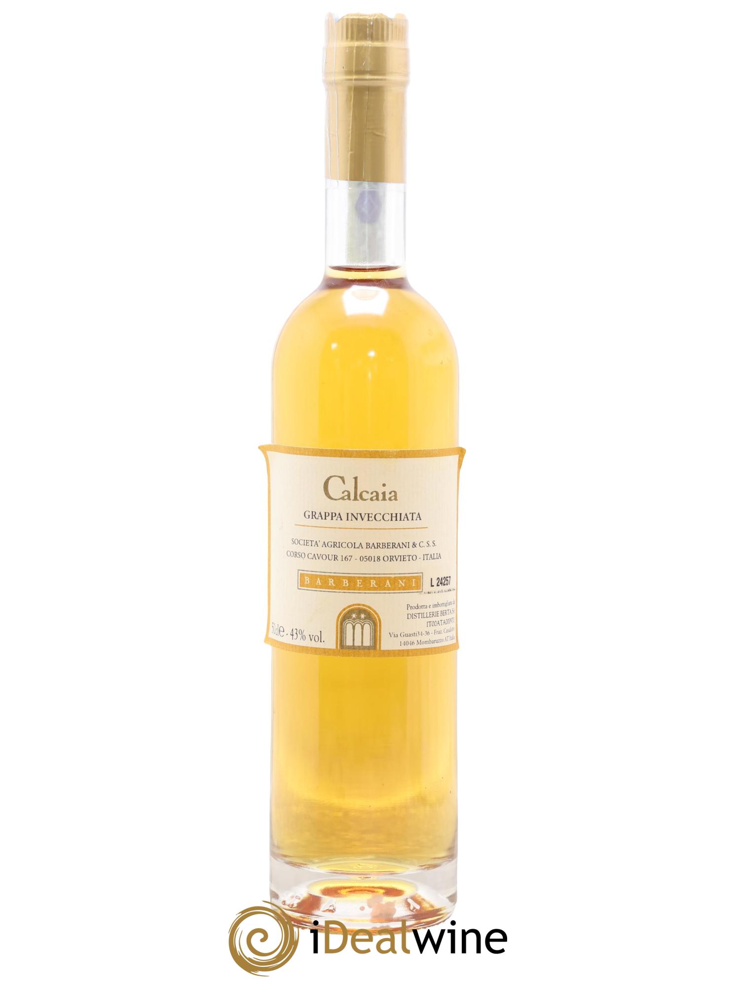 Italie Calcaia Grappa Invecchiata Agricola Barberani - Lot of 1 500ml format - 0