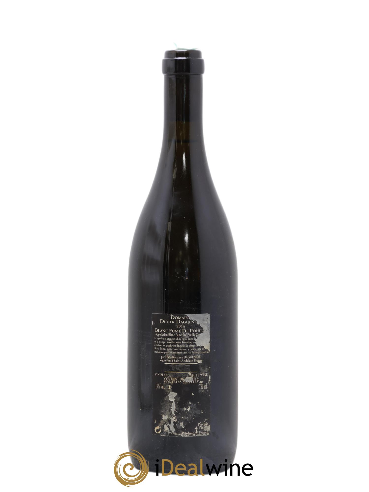 Vin de France (anciennement Pouilly-Fumé) Silex Dagueneau (Domaine Didier - Louis-Benjamin) 2014 - Lot of 1 bottle - 1