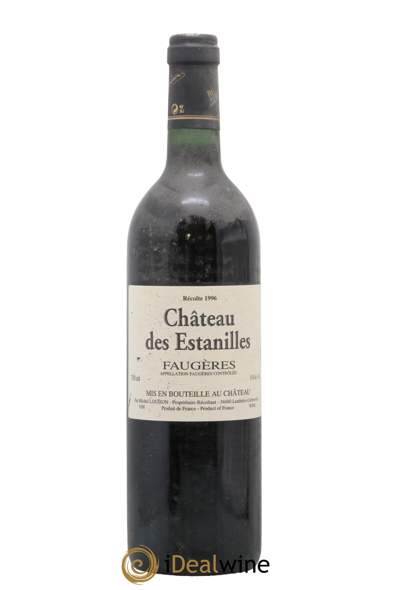 Faugères Château des Estanilles Tradition Michel Louison 1996 - Lot of 1 bottle - 0
