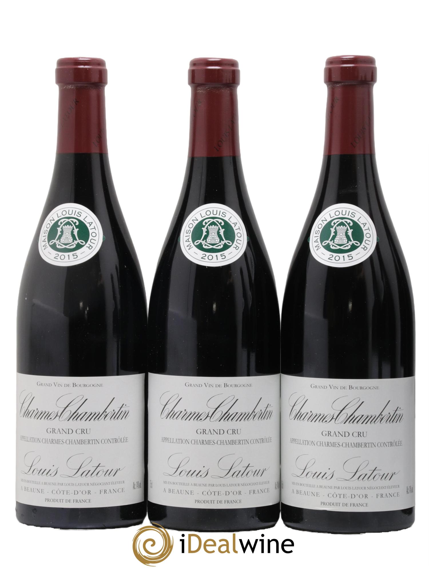 Charmes-Chambertin Grand Cru Louis Latour 2015 - Lot de 6 bouteilles - 1