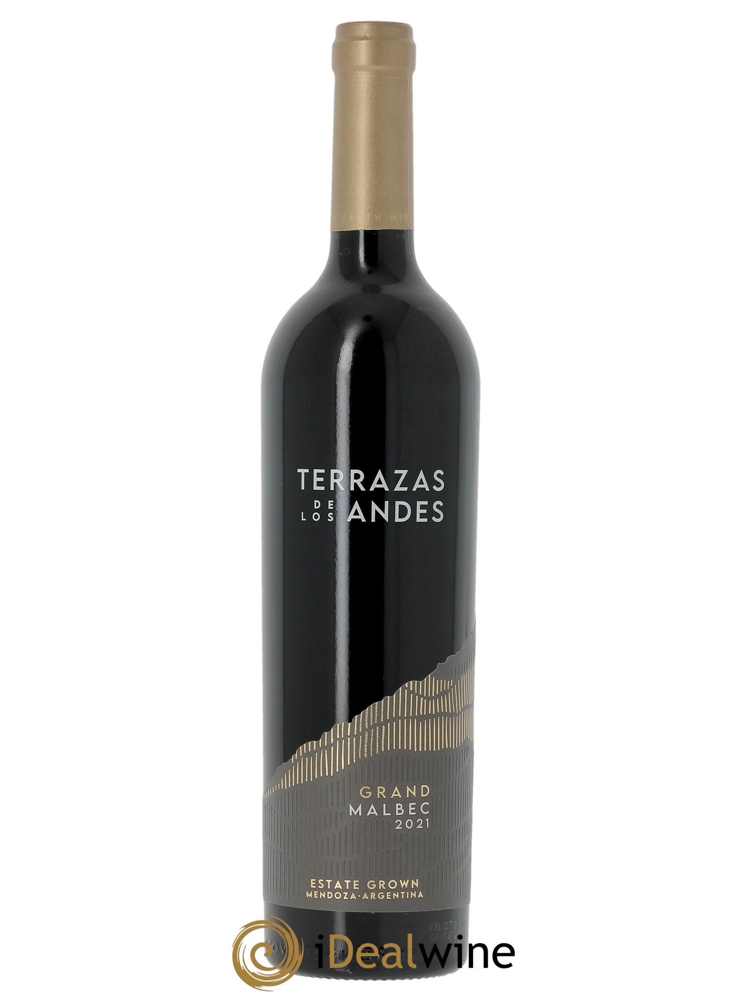 Mendoza Grand Malbec High Altitude Vineyards Terrazas de los Andes  2021 - Lot de 1 bouteille - 0