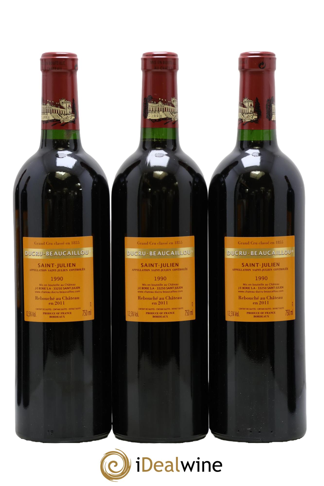 Château Ducru Beaucaillou 2ème Grand Cru Classé 1990 - Lotto di 6 bottiglie - 2