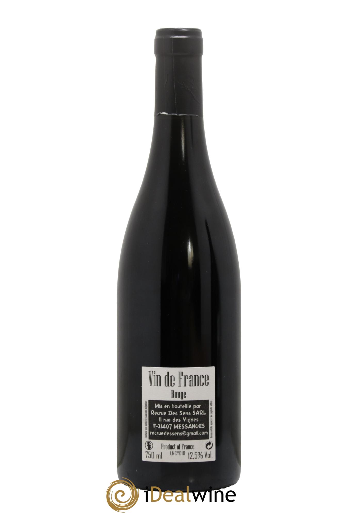 Vin de France Night Cost Yann Durieux - Recrue des Sens 2018 - Lotto di 1 bottiglia - 1