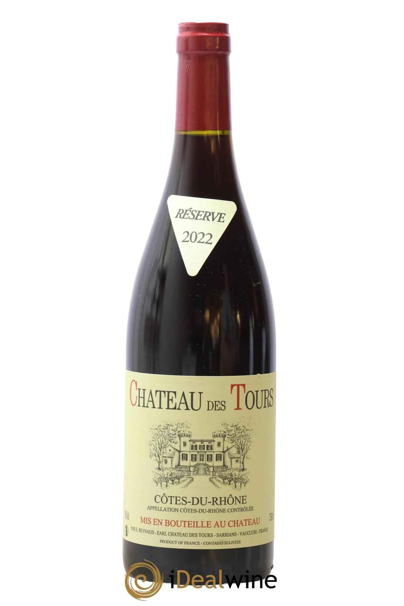Côtes-du-Rhône Château des Tours Emmanuel Reynaud 2022 - Lot de 1 bouteille - 0