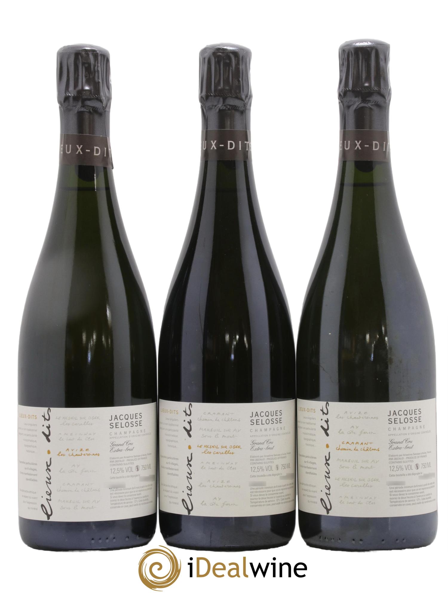 Caisse Collection Lieux-dits Jacques Selosse - Lotto di 6 bottiglie - 1