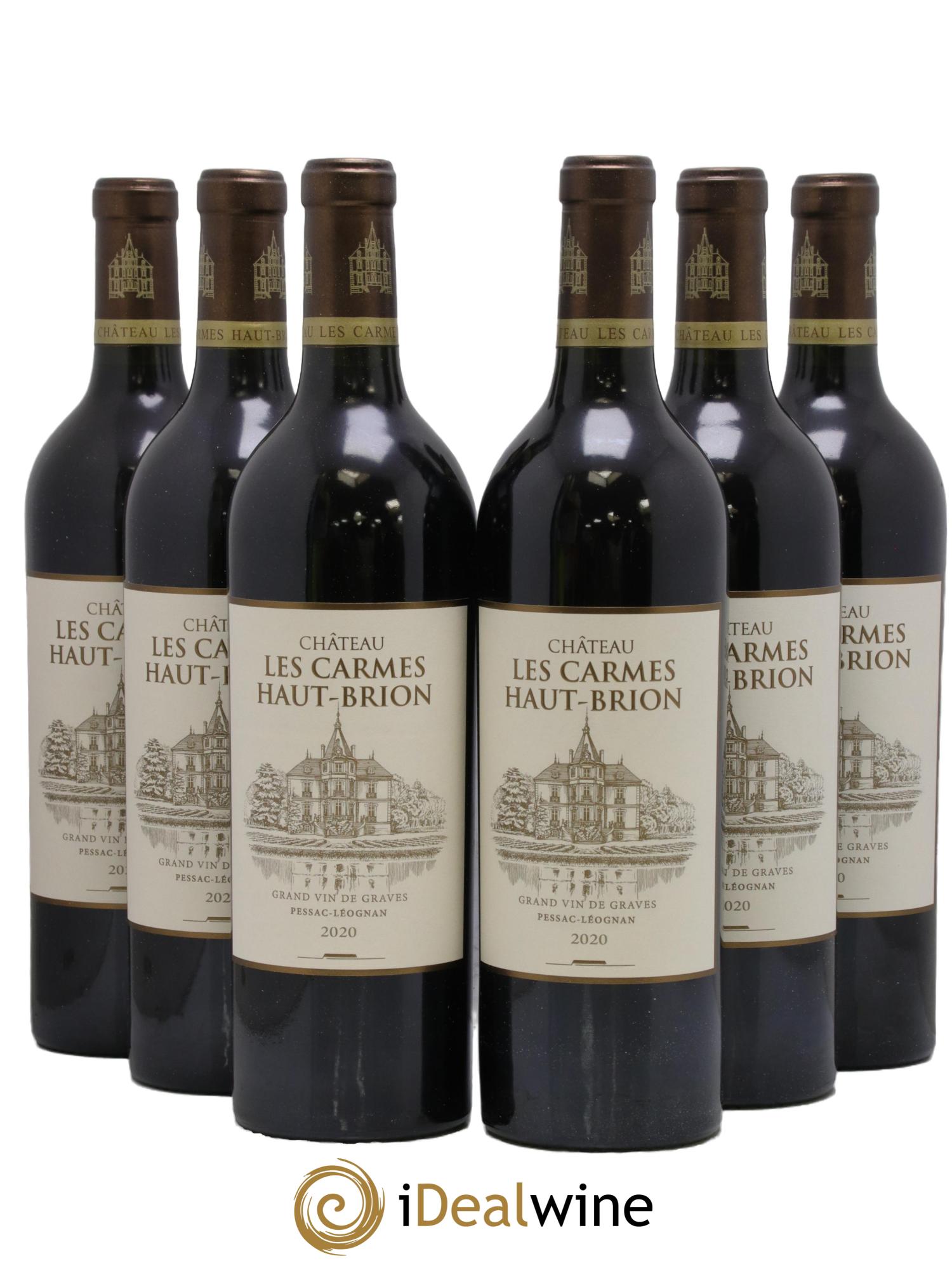Château Les Carmes Haut-Brion 2020 - Lot de 6 bouteilles - 0
