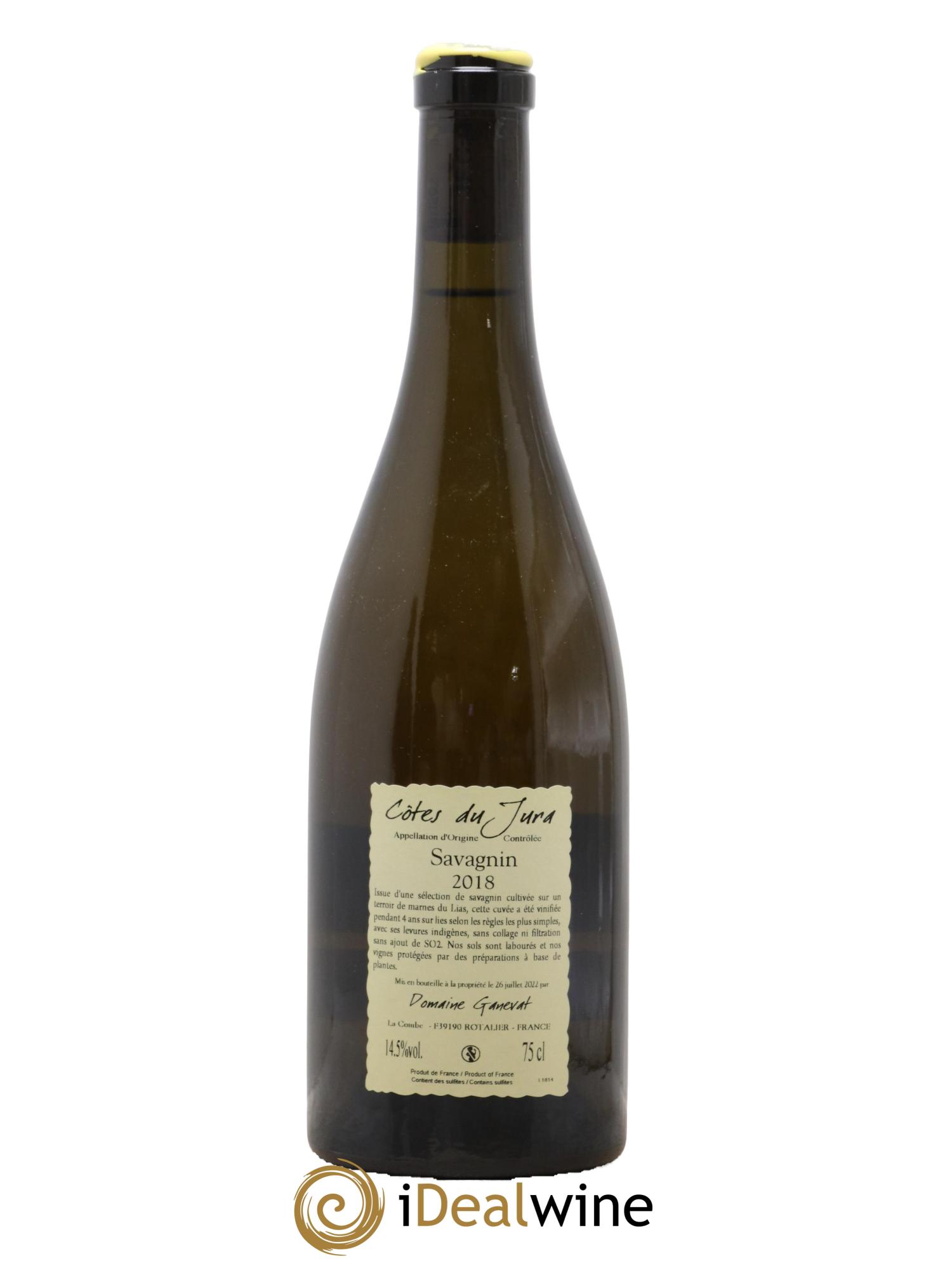 Côtes du Jura Sous la Roche Jean-François Ganevat (Domaine) 2018 - Lotto di 1 bottiglia - 1
