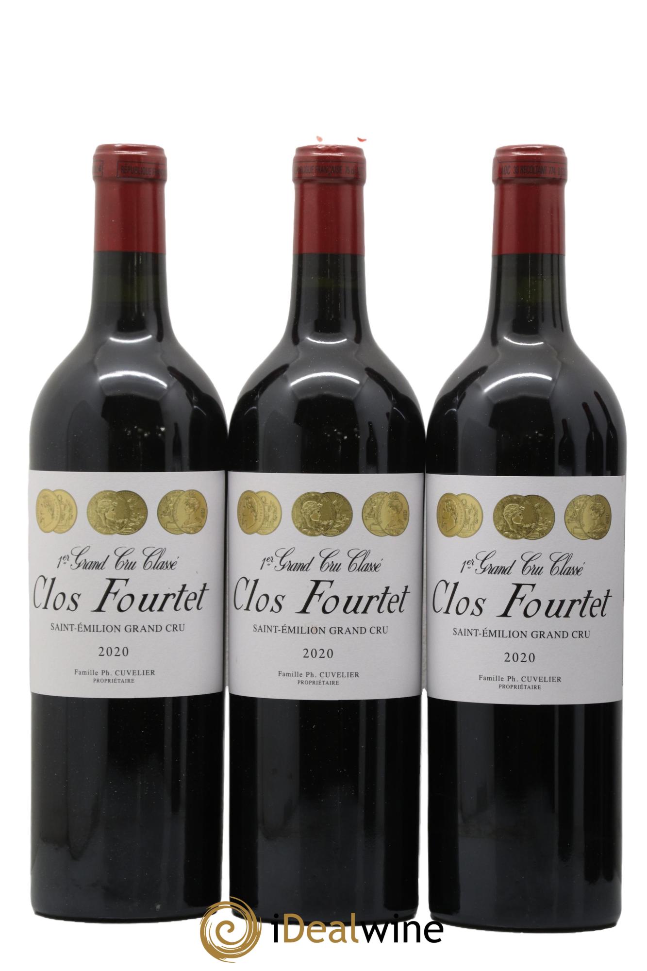 Clos Fourtet 1er Grand Cru Classé B 2020 - Lot of 6 bottles - 1