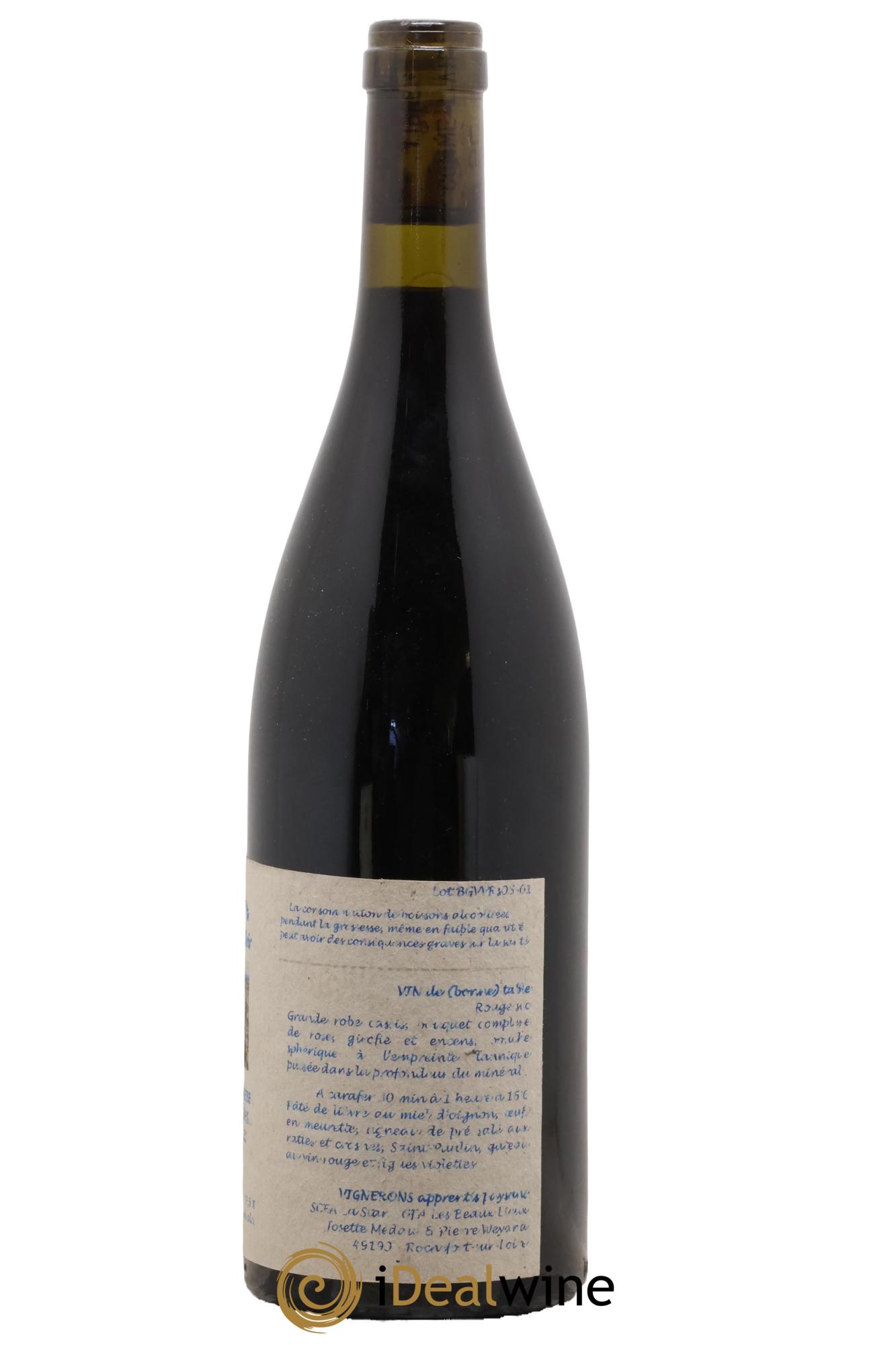 Vin de France Un vin de Terre Libre comme l'Air Le Sang de Lumière des Vieilles Vignes ... des Gasneries Josette Medau & Pierre Weyand 2005 - Lot de 1 bouteille - 2