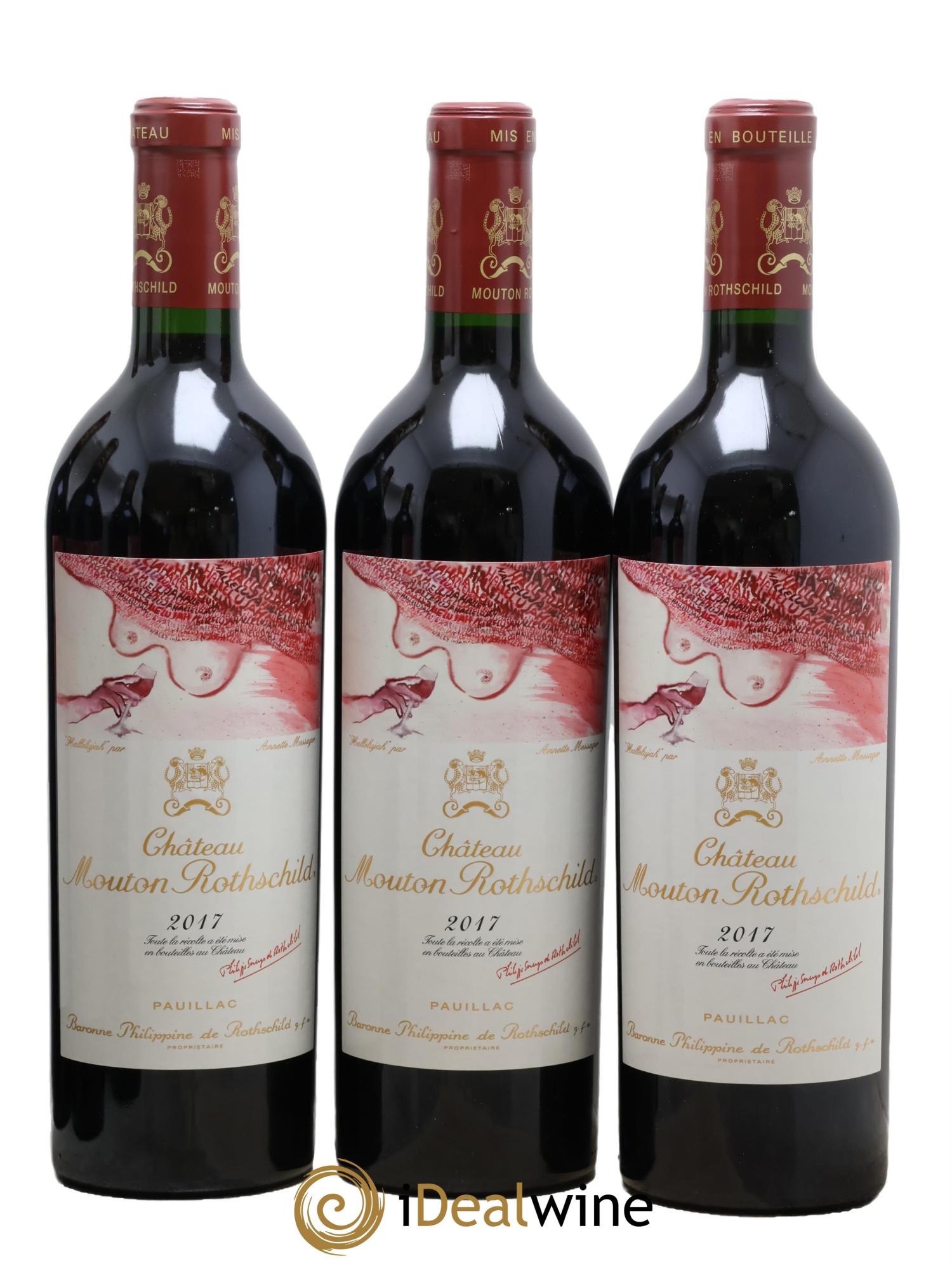 Château Mouton Rothschild 1er Grand Cru Classé 2017 - Lot of 6 bottles - 3
