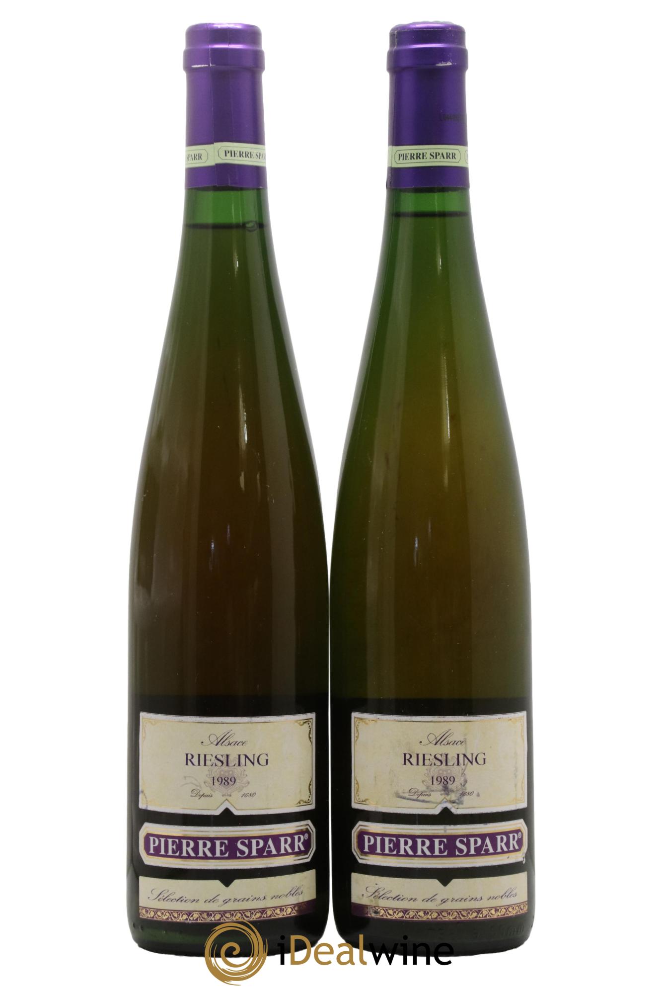 Alsace Riesling Sélection de Grains Nobles Pierre Sparr  1989 - Lot of 2 bottles - 0