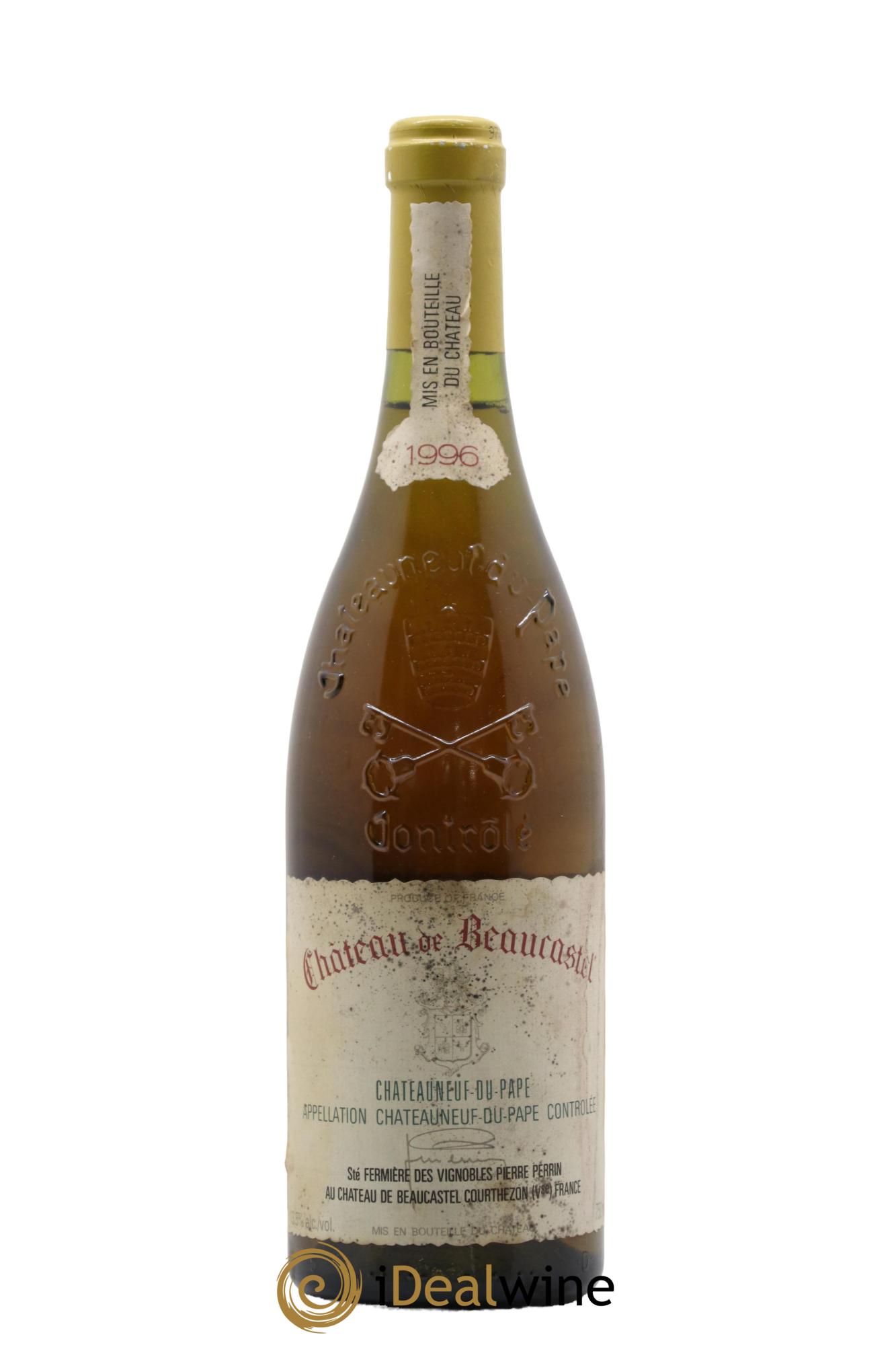 Châteauneuf-du-Pape Château de Beaucastel Famille Perrin 1996 - Lot de 1 bouteille - 0