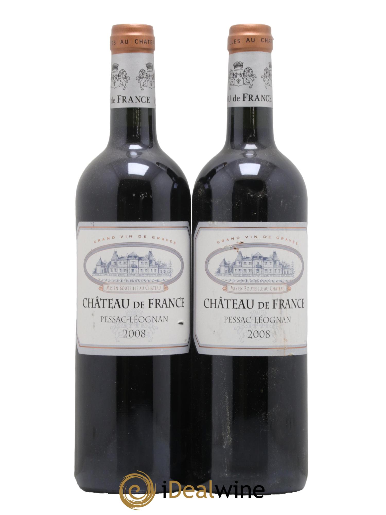 Château de France 2008 - Posten von 2 Flaschen - 0