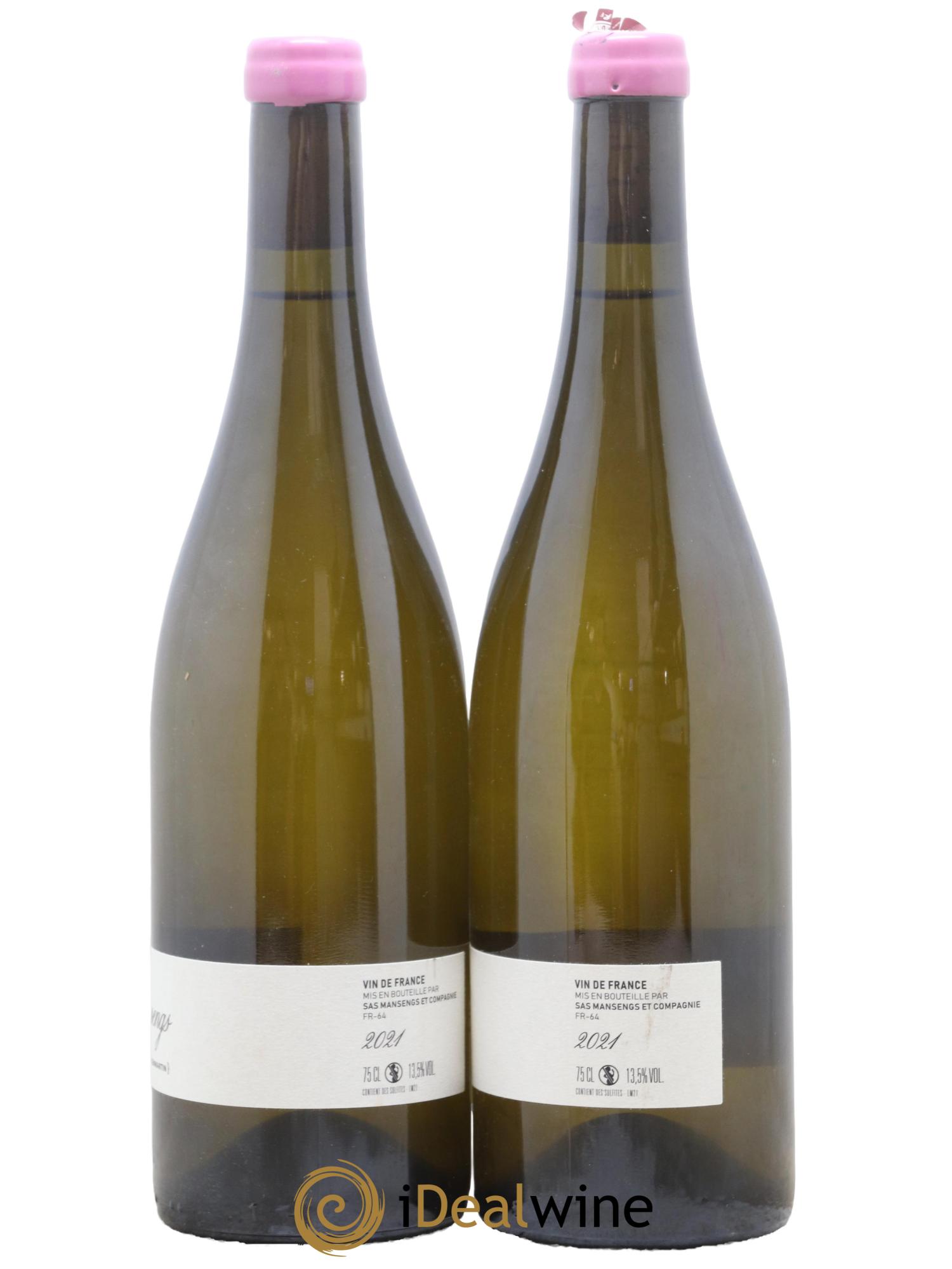 Vin de France Mansengs Sas Mansengs Et Compagnie 2021 - Lot de 2 bouteilles - 1