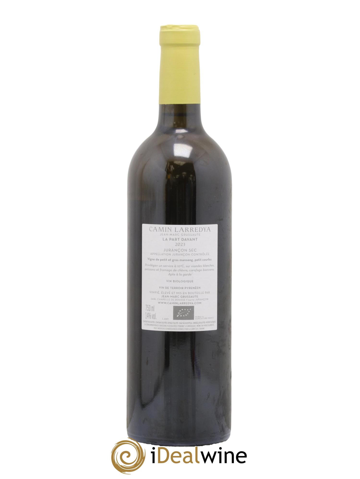 Jurançon Sec La Part Davant Camin Larredya 2023 - Lot de 1 bouteille - 1