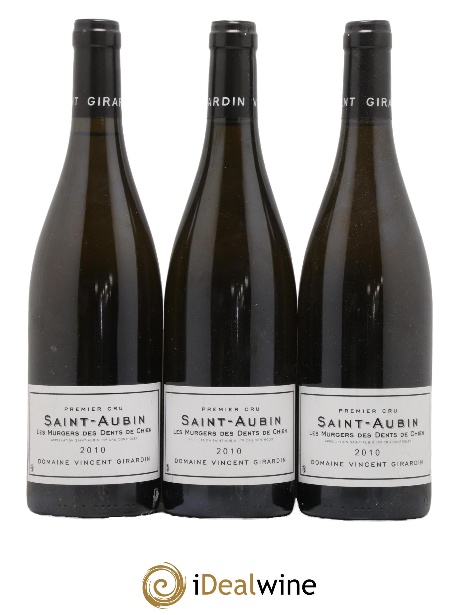 Saint-Aubin 1er Cru Les Murgers des Dents de Chien Vincent Girardin (Domaine) 2010 - Lot de 3 bouteilles - 0
