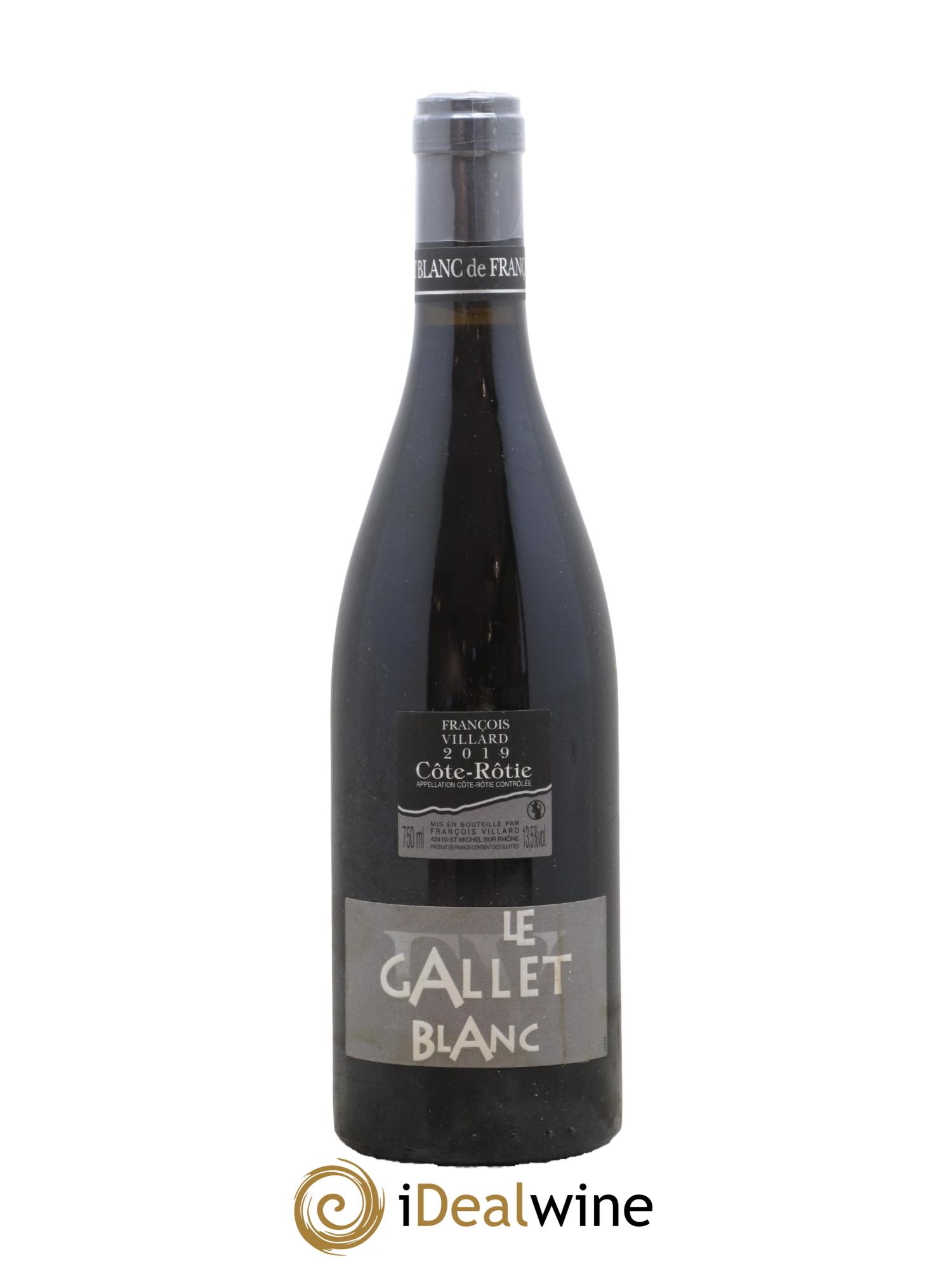 Côte-Rôtie Le Gallet Blanc François Villard 2019 - Lot de 1 bouteille - 0