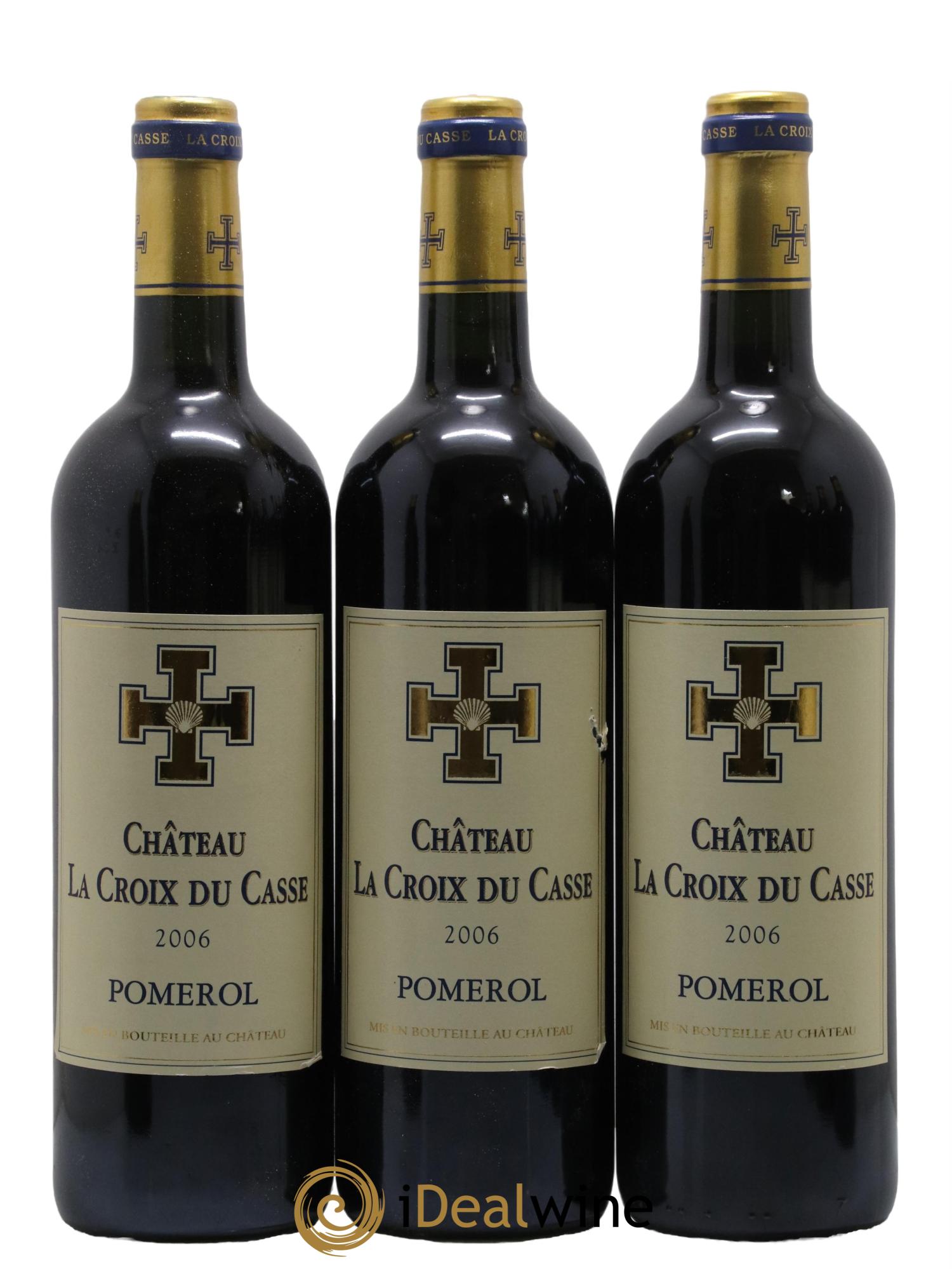 Château la Croix du Casse 2006 - Lot de 3 bouteilles - 0