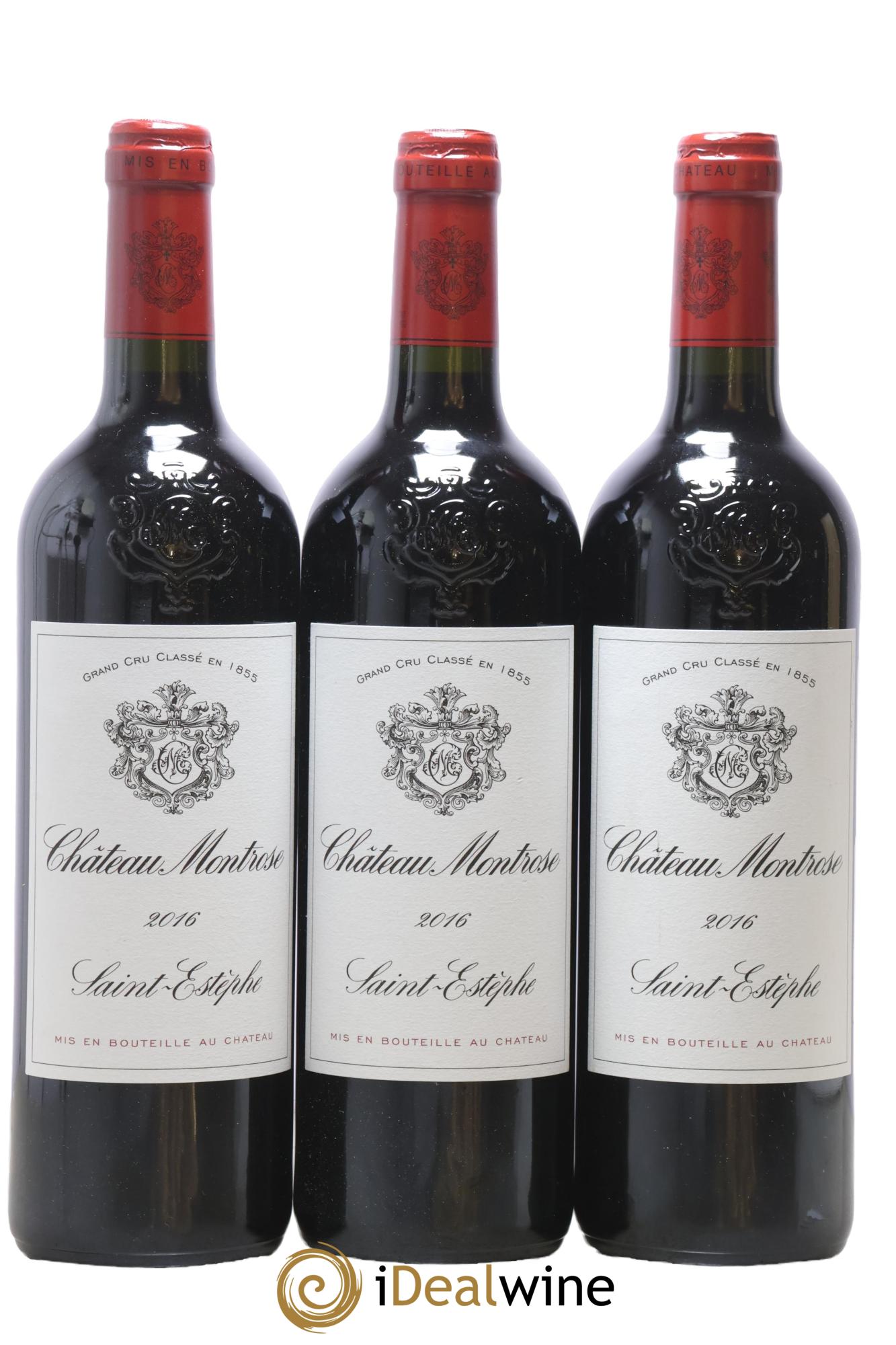 Château Montrose 2ème Grand Cru Classé 2016 - Lot of 3 bottles - 0