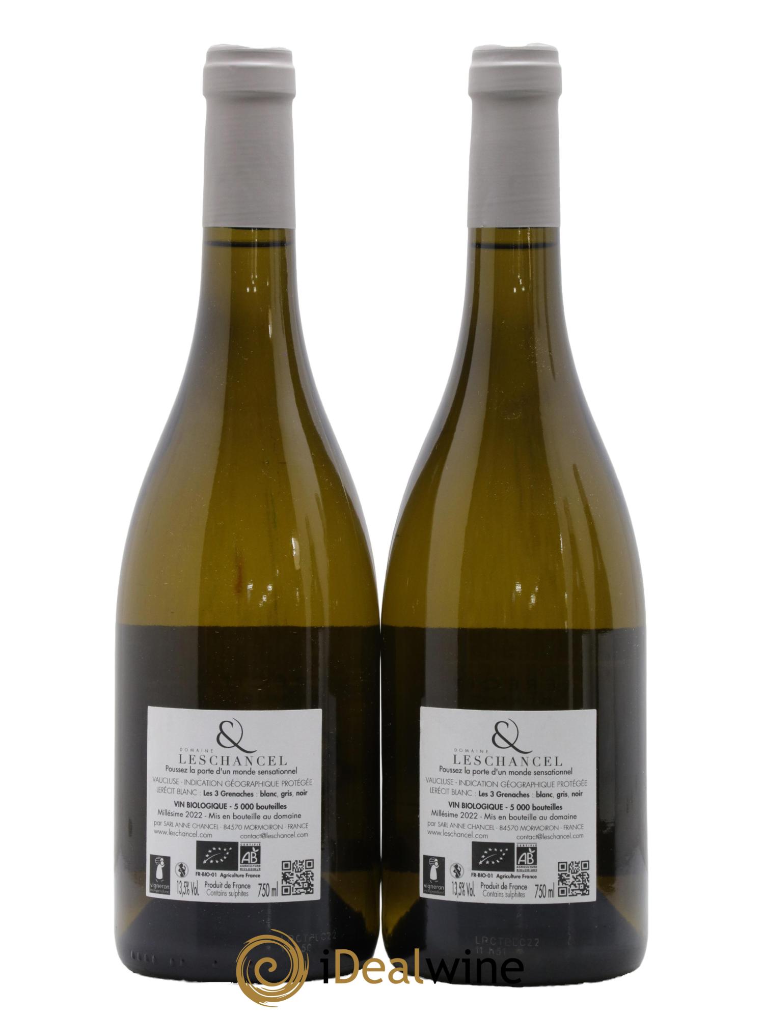 Vaucluse Le Récit Domaine Leschancel 2022 - Lot de 2 bouteilles - 1