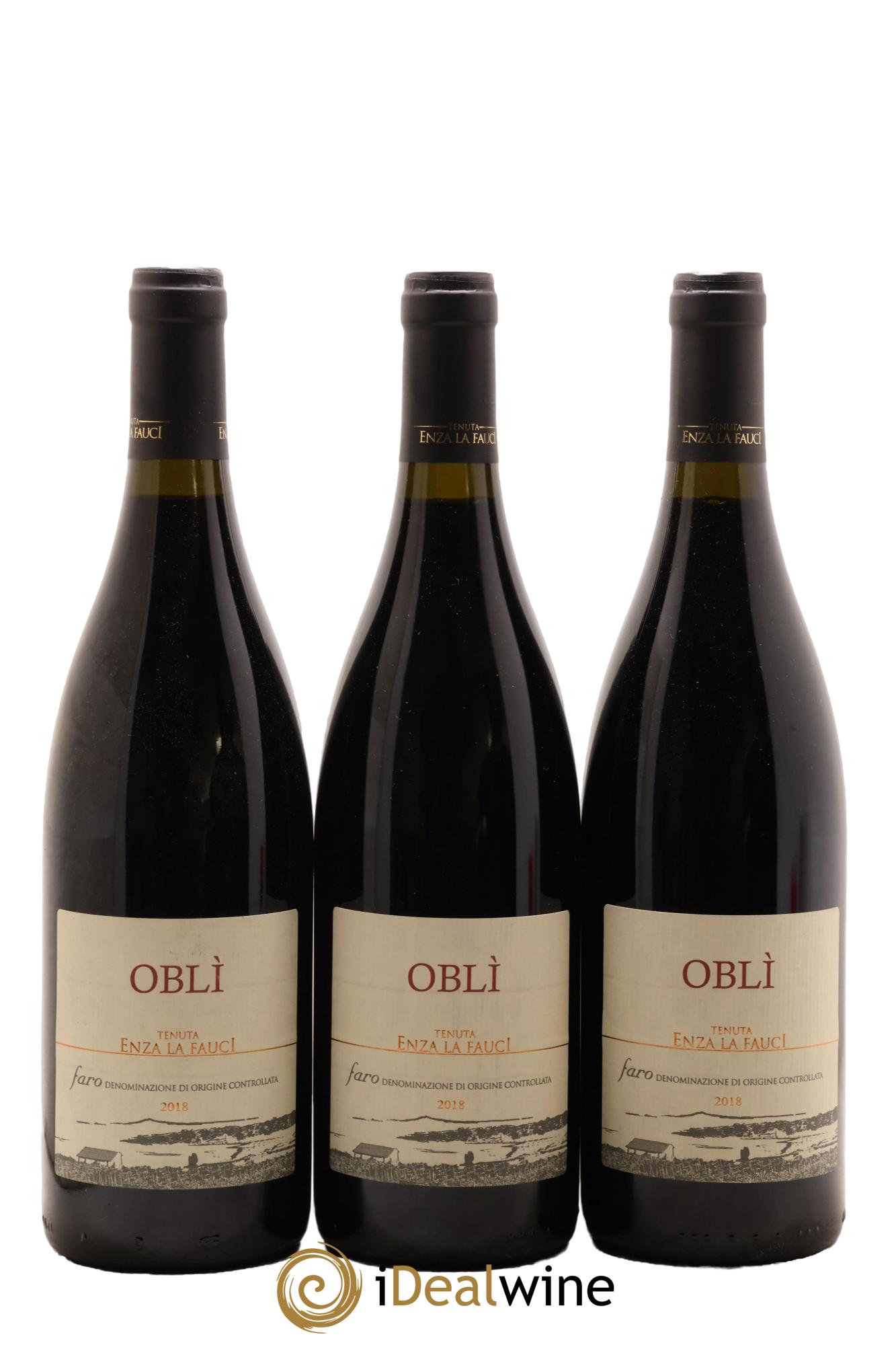 Italie Faro DOC Obli Tenuta Enza la Fauci 2018 - Lot de 3 bouteilles - 0
