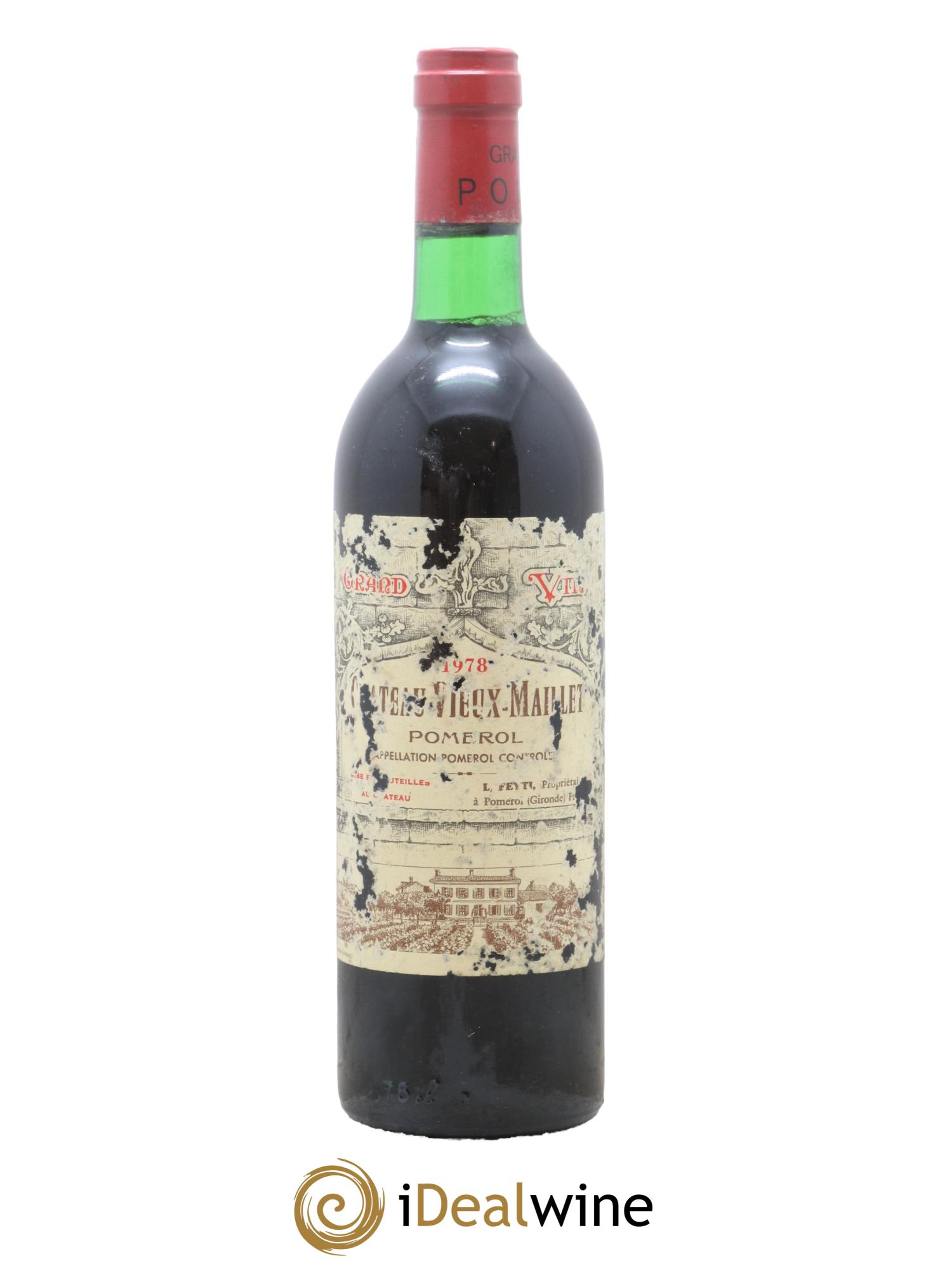 Château Vieux Maillet 1978 - Lot de 1 bouteille - 0