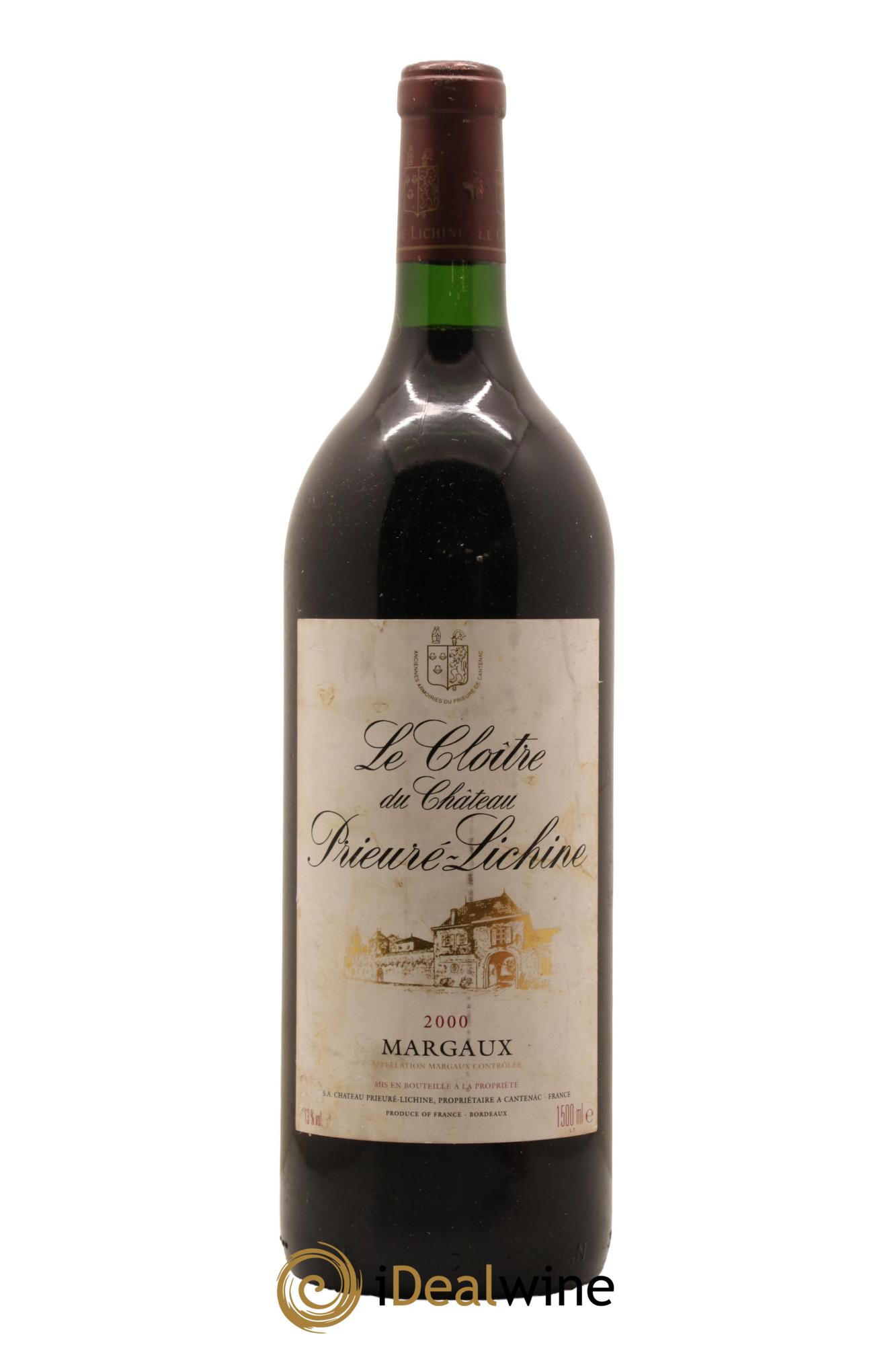 Cloître de Prieuré Lichine 2000 - Posten von 1 Magnum - 0