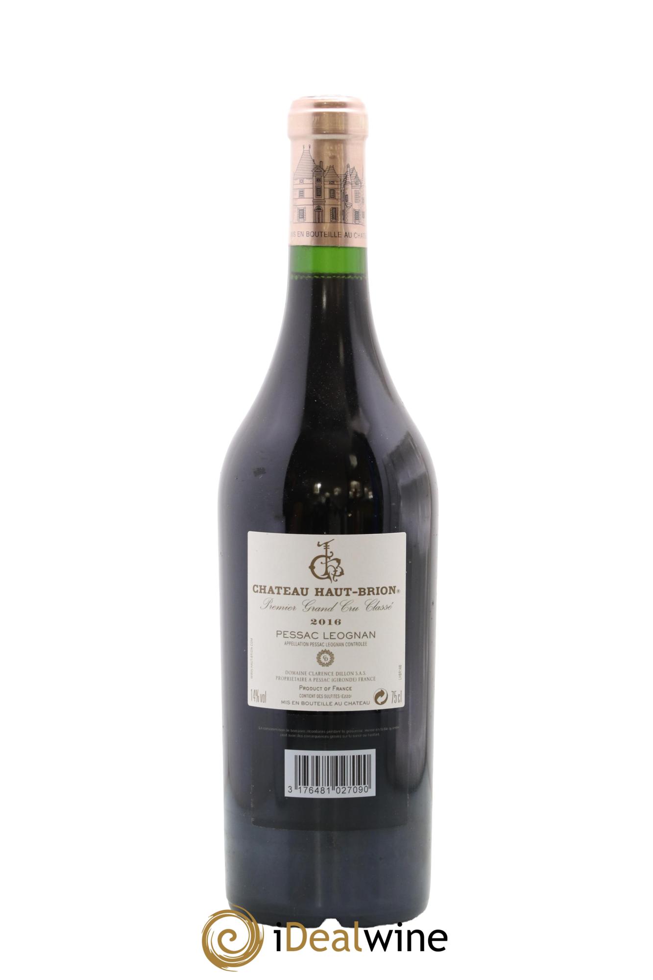 Château Haut Brion 1er Grand Cru Classé 2016 - Lotto di 1 bottiglia - 1