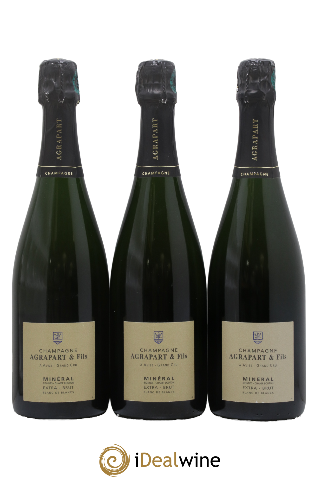 Minéral Blanc de Blancs Extra-Brut Agrapart & Fils 2011 - Posten von 3 Flaschen - 0
