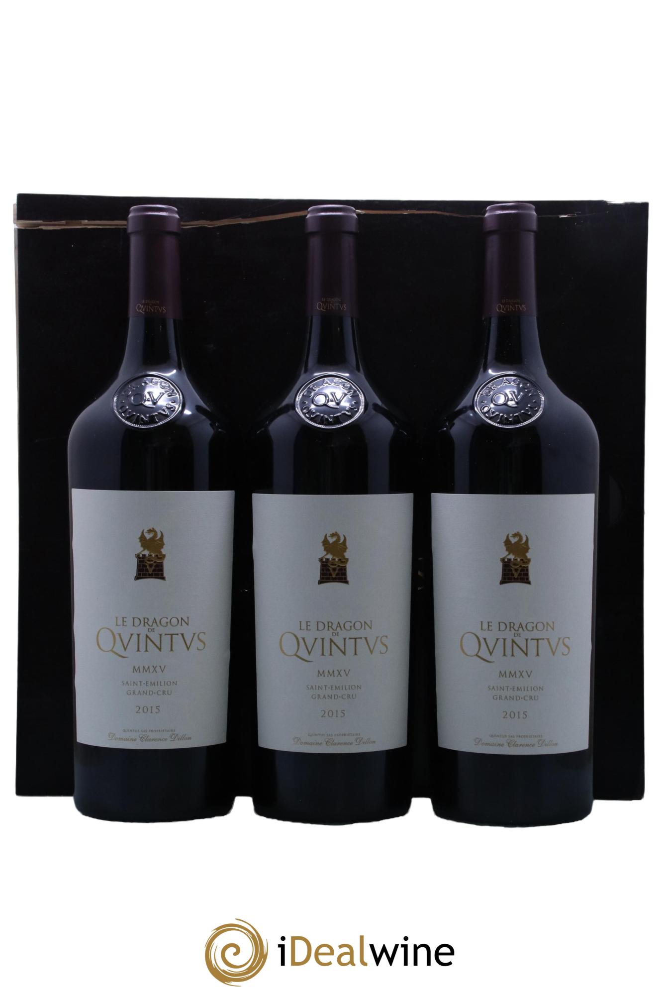 Dragon de Quintus Grand Cru 2015 - Posten von 3 Magnum - 1