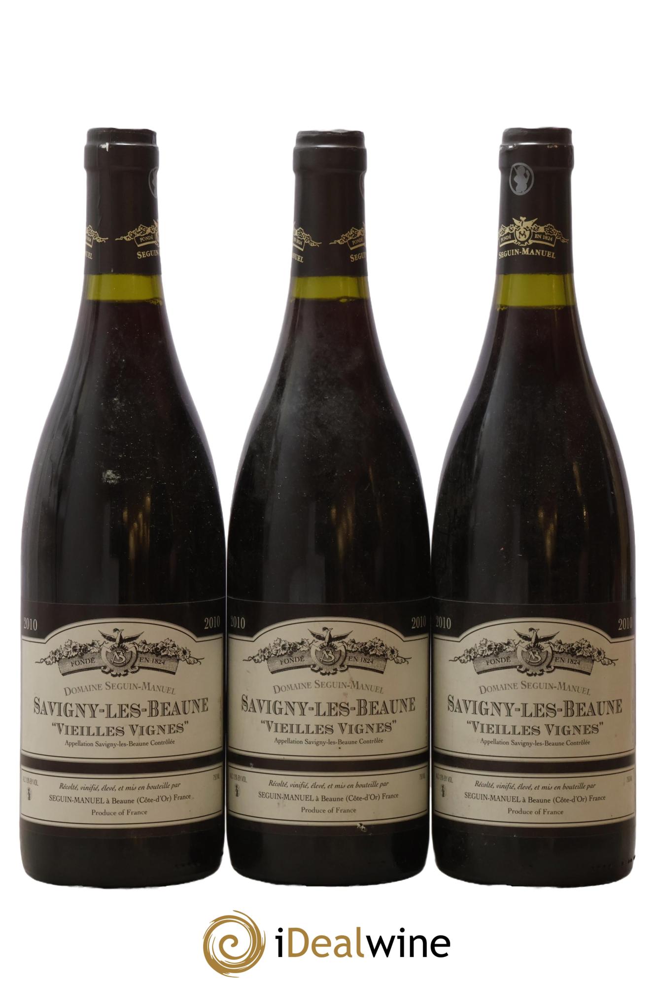 Savigny-lès-Beaune Vieilles Vignes Seguin-Manuel 2010 - Posten von 3 Flaschen - 0