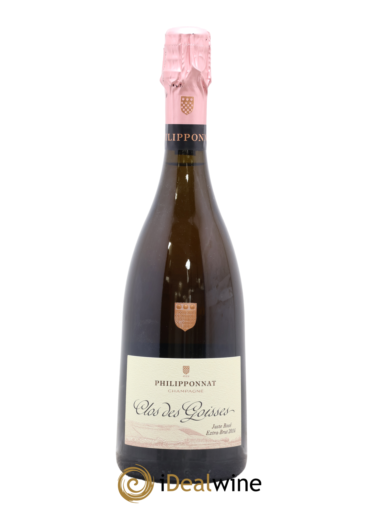Clos des Goisses Juste Rosé Brut Philipponnat 2014 - Lot de 1 bouteille - 1