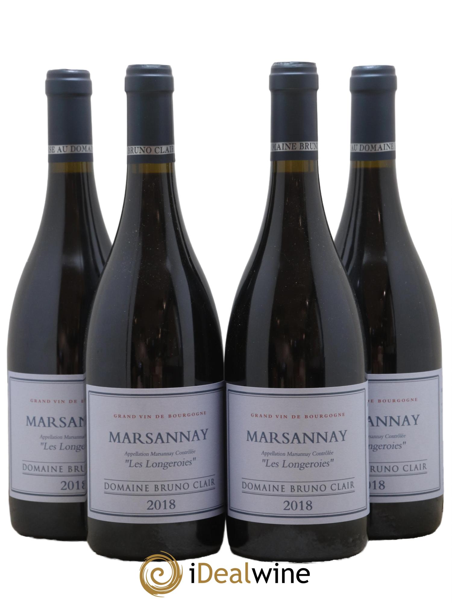 Marsannay Les Longeroies Bruno Clair (Domaine) 2018 - Lot de 4 bouteilles - 0