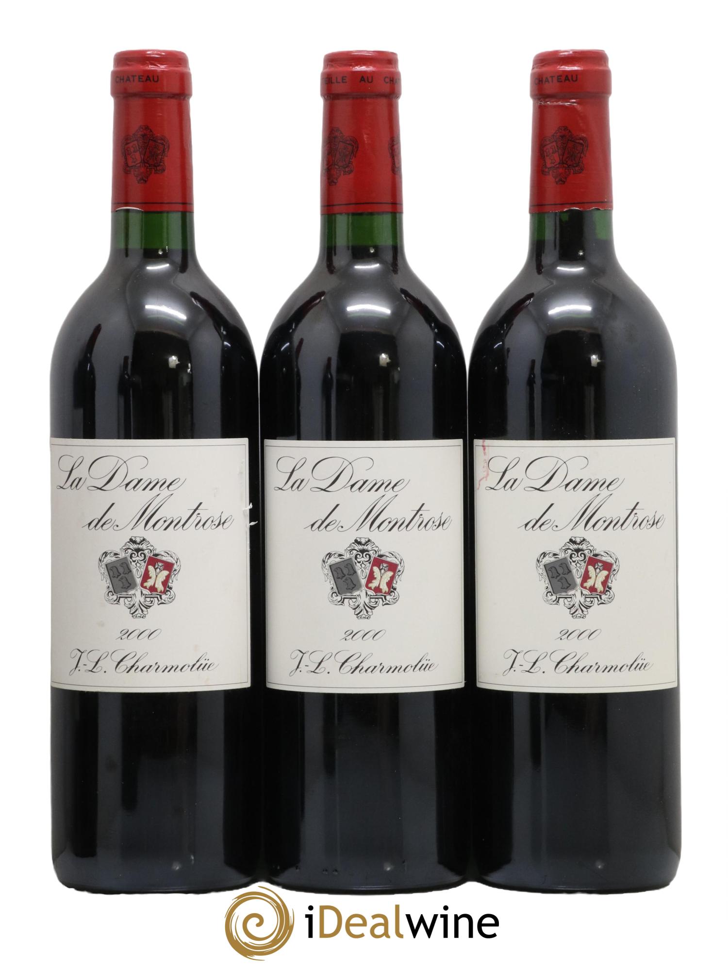 La Dame de Montrose Second Vin 2000 - Lot de 3 bouteilles - 0