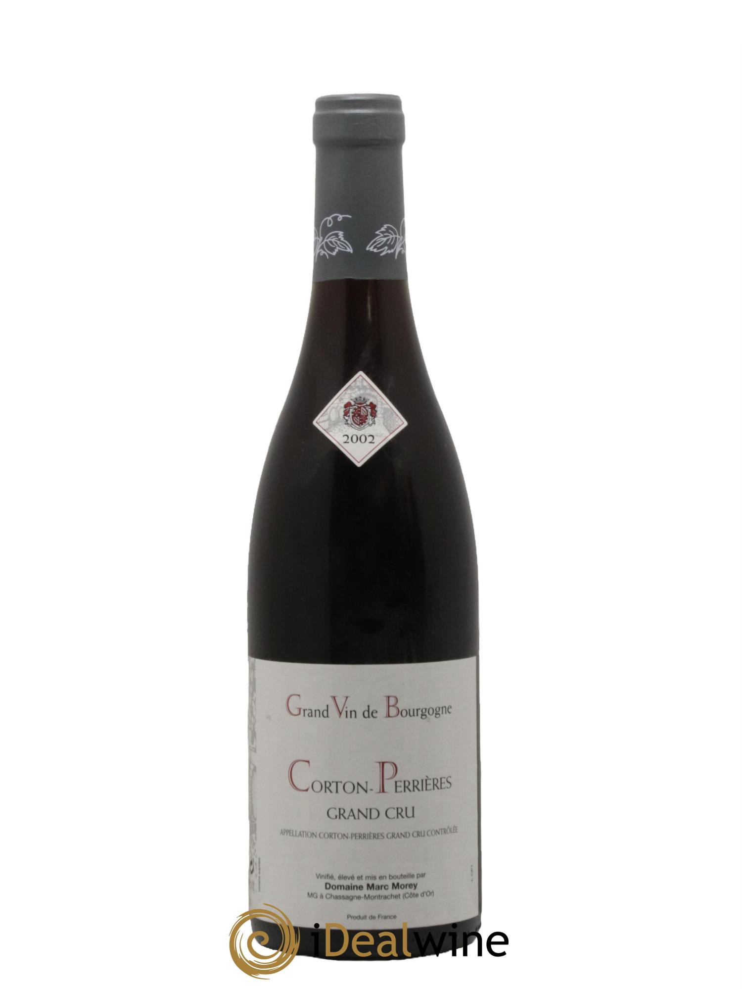 Corton Grand Cru Perrières Domaine Marc Morey 2002 - Lot de 1 bouteille - 0
