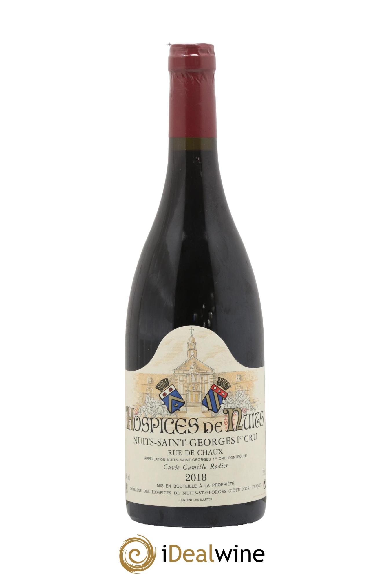 Nuits-Saint-Georges 1er Cru Rue de Chaux Cuvée Camille Rodier Hospices de Nuits 2018 - Lot of 1 bottle - 0