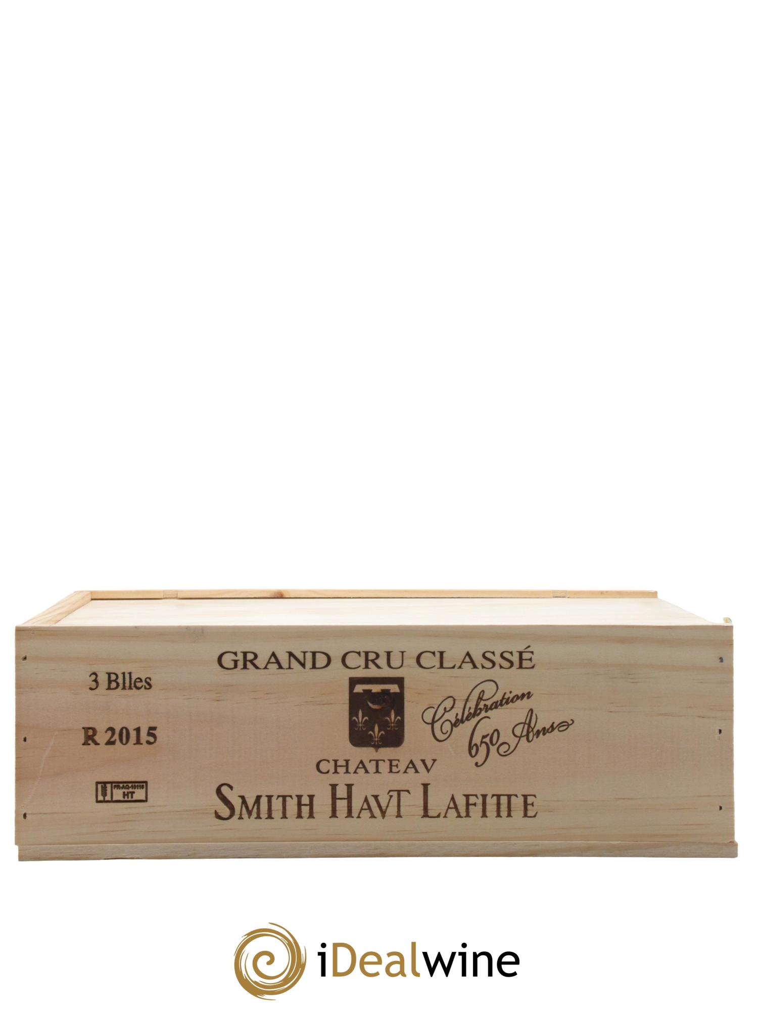 Château Smith Haut Lafitte Cru Classé de Graves 2015 - Lot of 3 bottles - 1