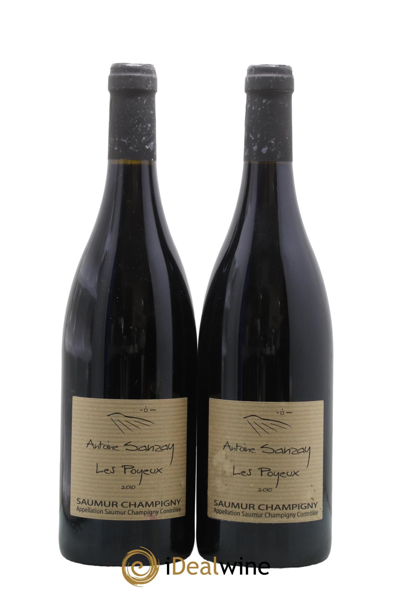 Saumur-Champigny Les Poyeux Antoine Sanzay 2010 - Lot of 2 bottles - 0