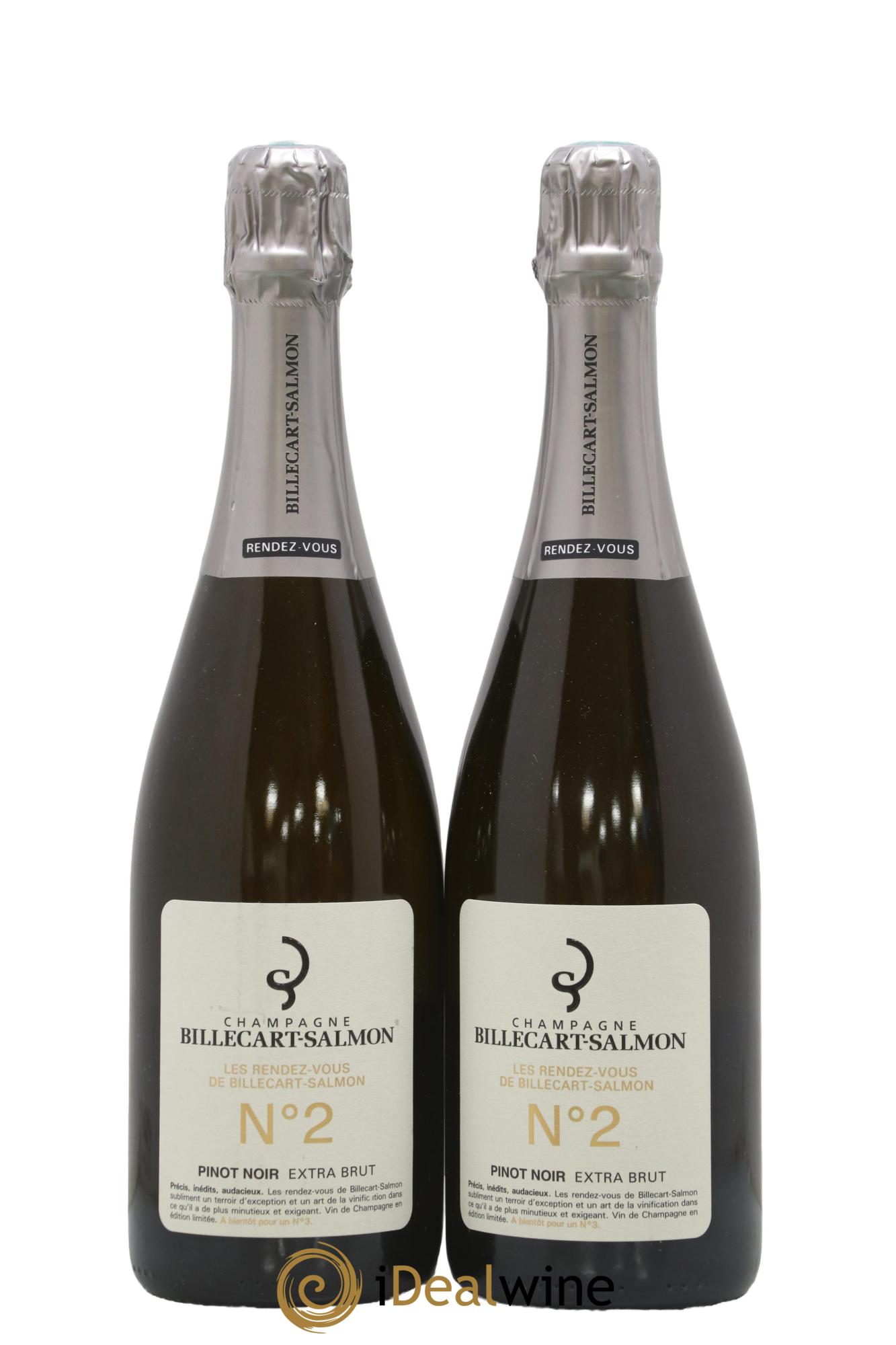Champagne Les Rendez-Vous N°2 Pinot Noir Billecart-Salmon - Lot de 2 bouteilles - 0