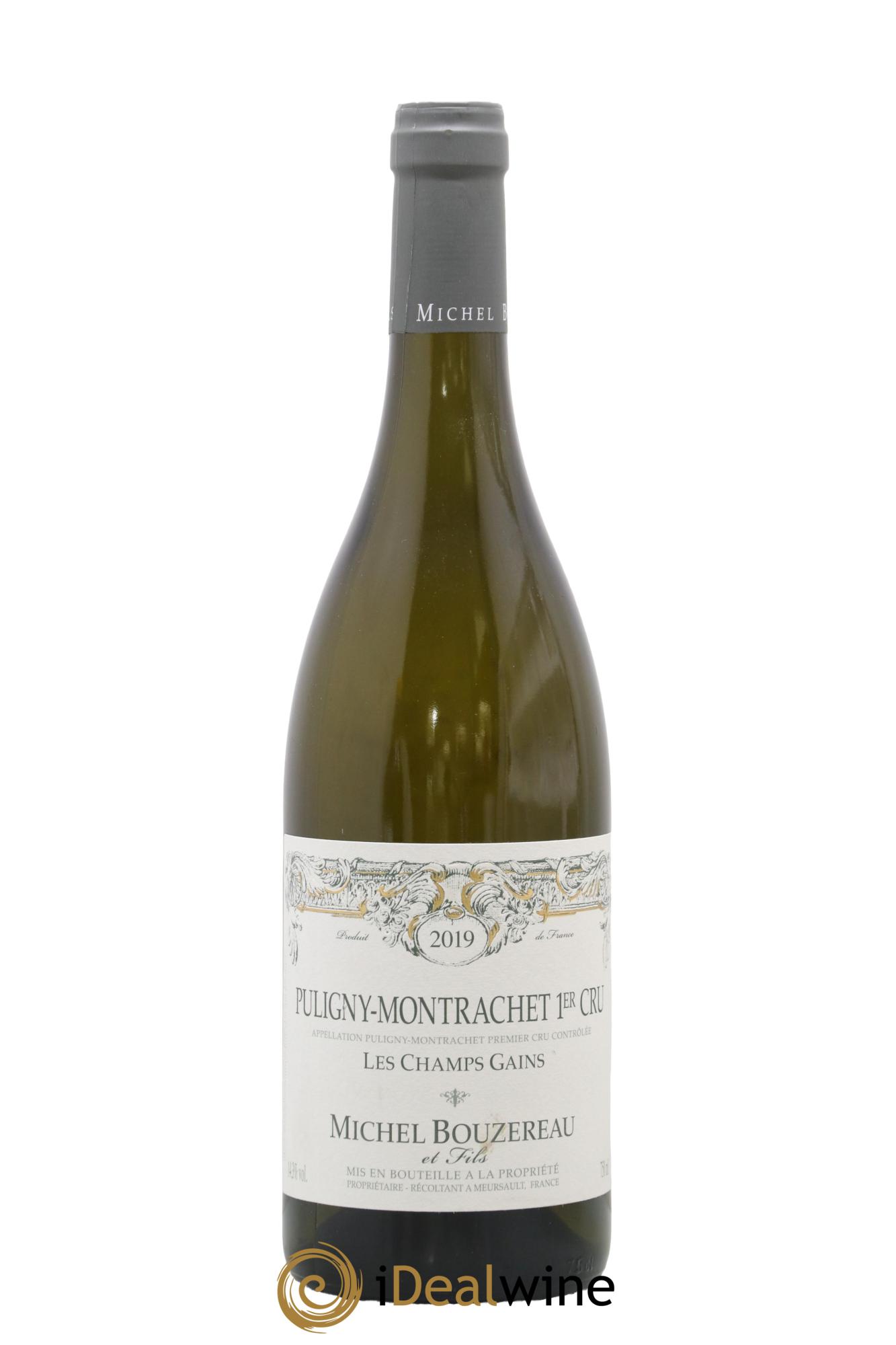 Puligny-Montrachet 1er Cru Les Champs Gains Michel Bouzereau et Fils (Domaine) 2019 - Lot de 1 bouteille - 0