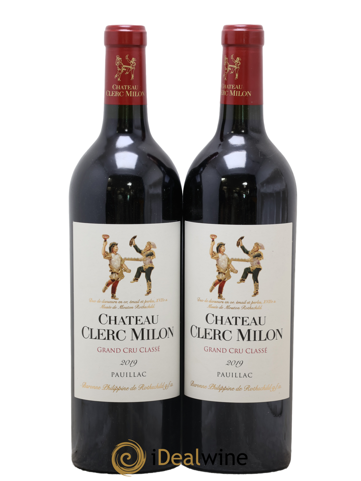 Château Clerc Milon 5ème Grand Cru Classé 2019 - Lot of 2 bottles - 0
