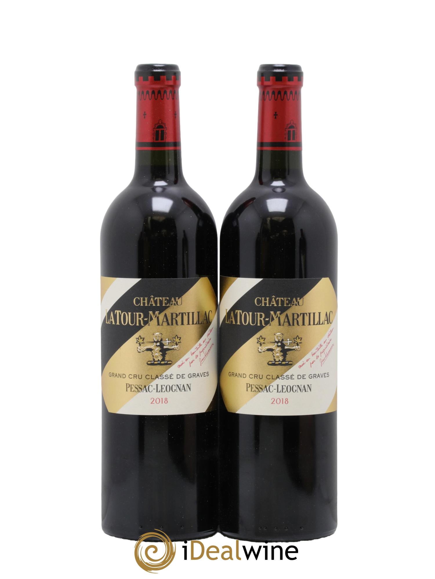 Château Latour-Martillac Cru Classé de Graves 2018 - Lot de 2 bouteilles - 0