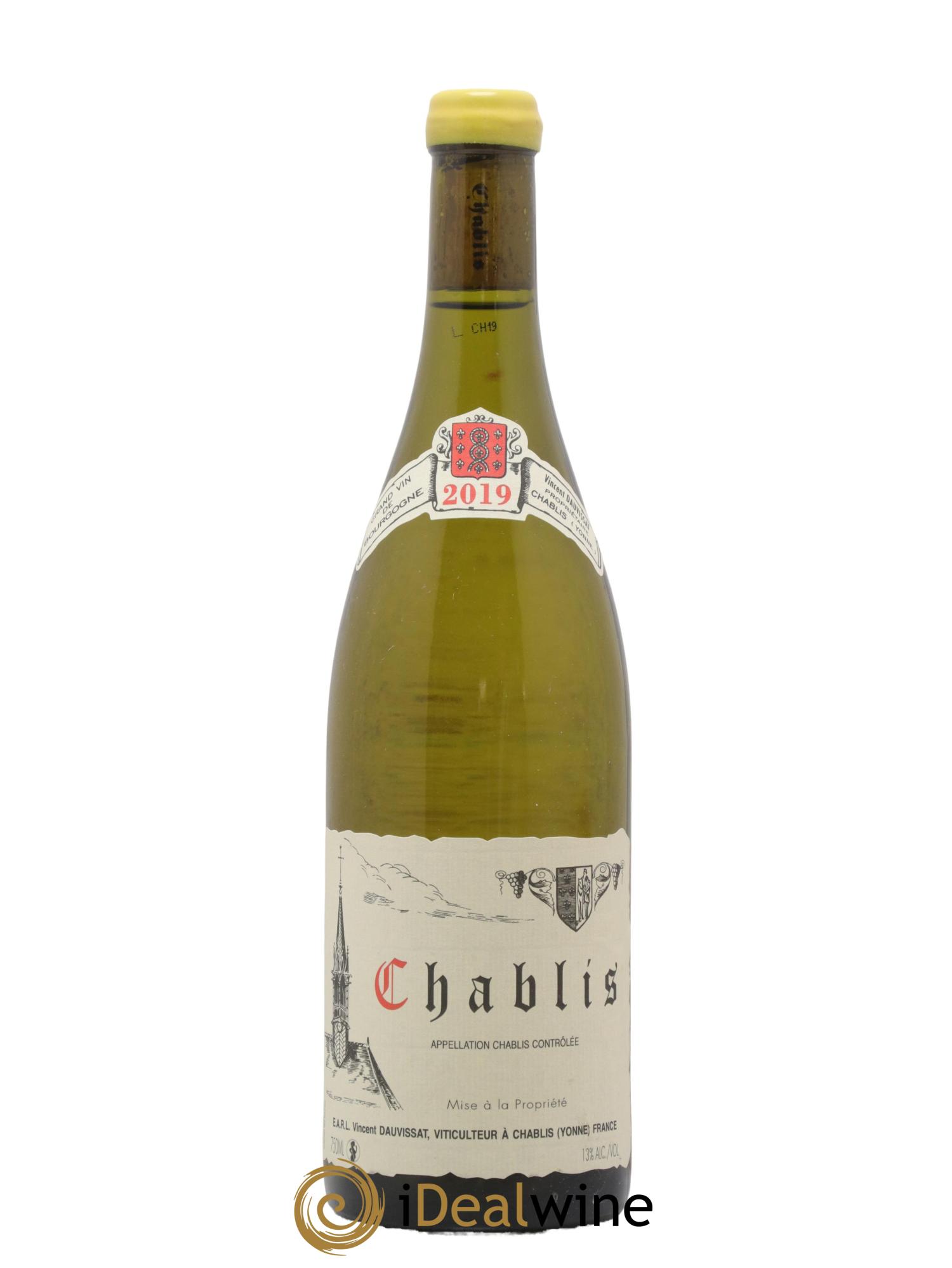 Chablis Vincent Dauvissat (Domaine) 2019 - Lot de 1 bouteille - 0