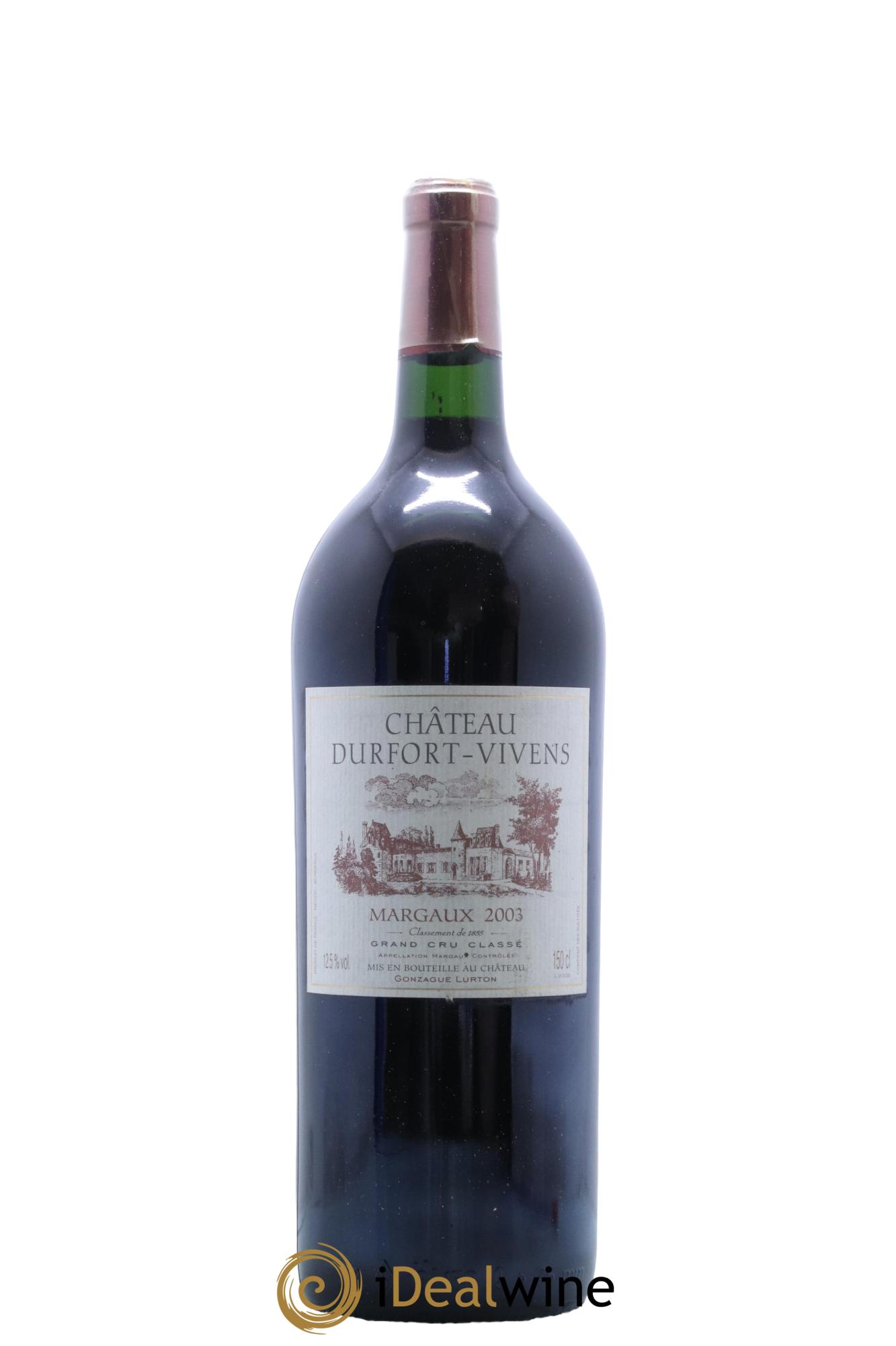Château Durfort Vivens 2ème Grand Cru Classé 2003 - Lotto di 1 magnum - 0