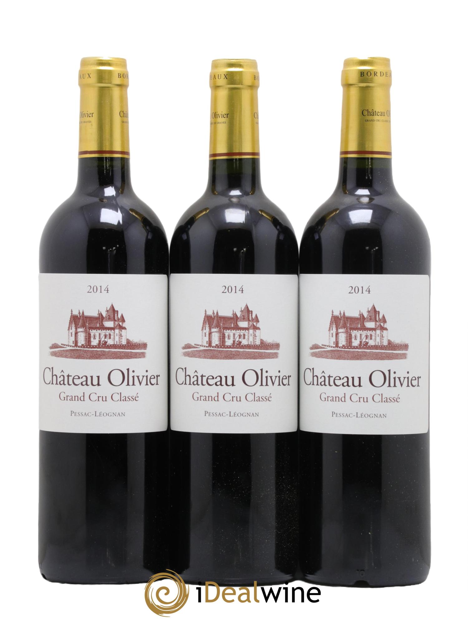 Château Olivier Cru Classé de Graves 2014 - Lot de 6 bouteilles - 1