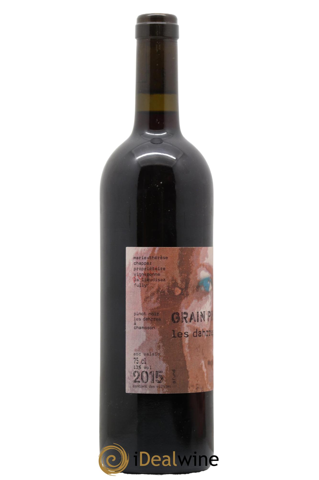 Valais Grain Pinot Les Dahrres Marie-Thérèse Chappaz - Domaine Des Claives 2015 - Lot de 1 bouteille - 1